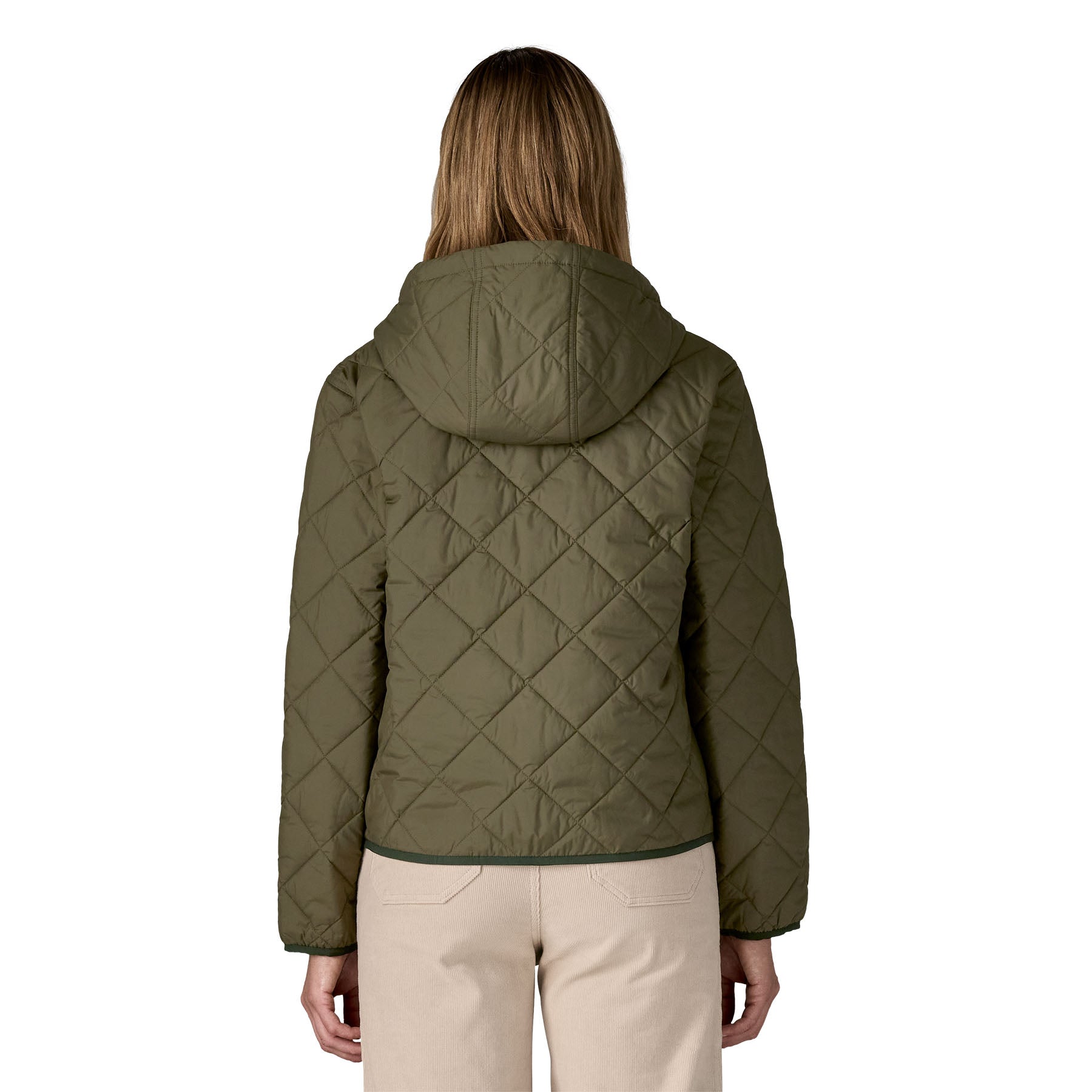 Women's Diamond Quilted Bomber Hoody