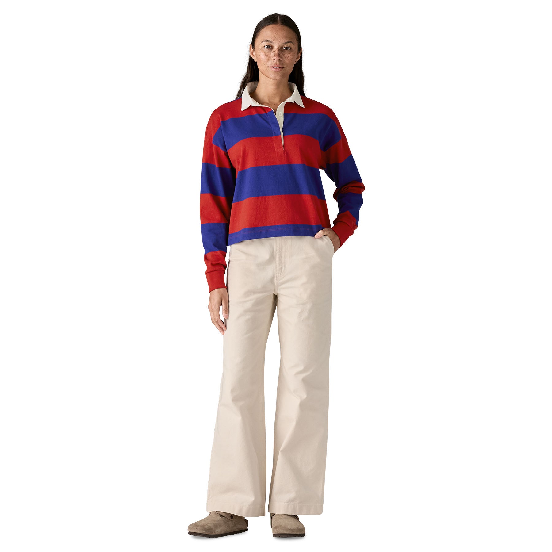 Women's Long-Sleeved Rugby Top