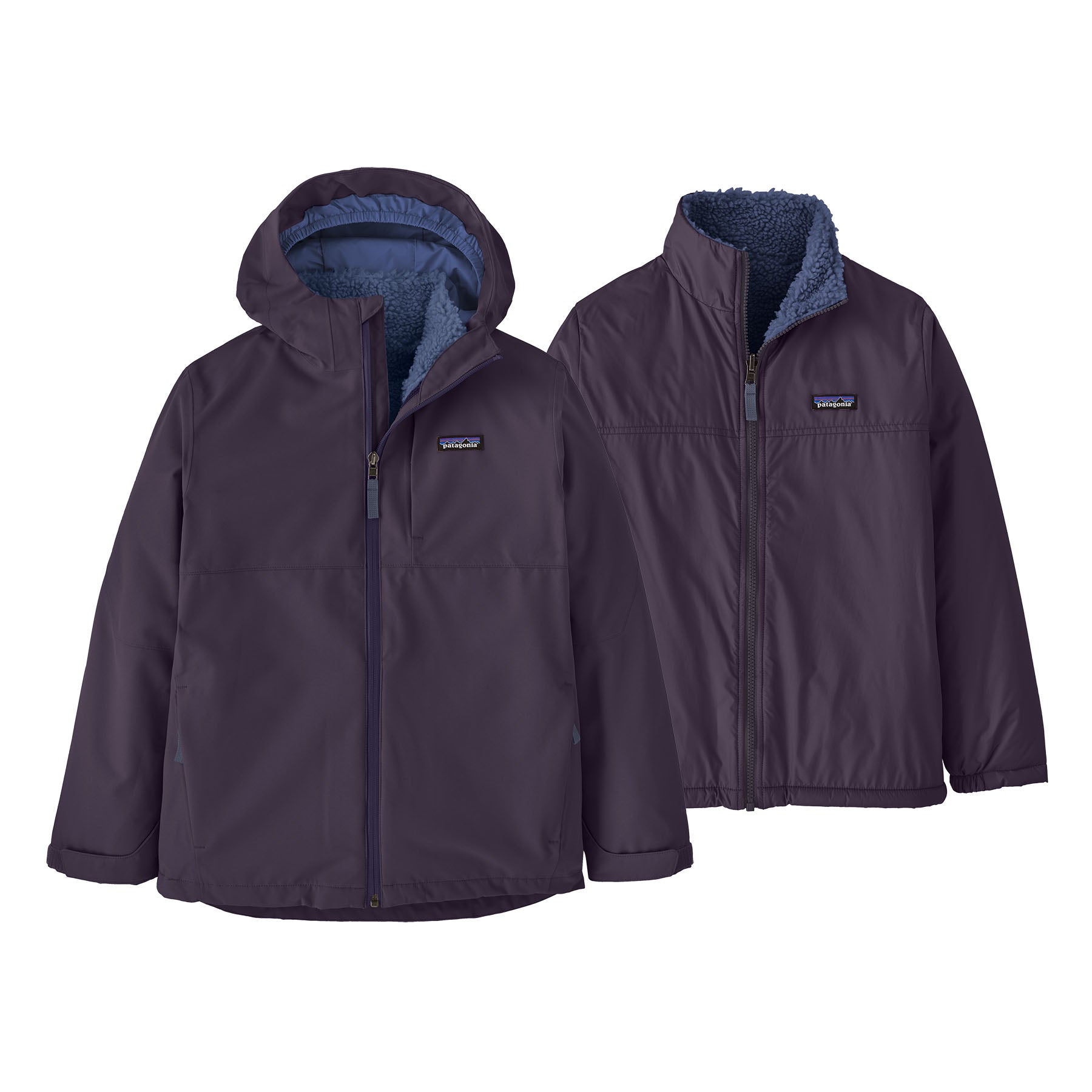Patagonia Kids' 4-in-1 Everyday Jacket Plummet Purple