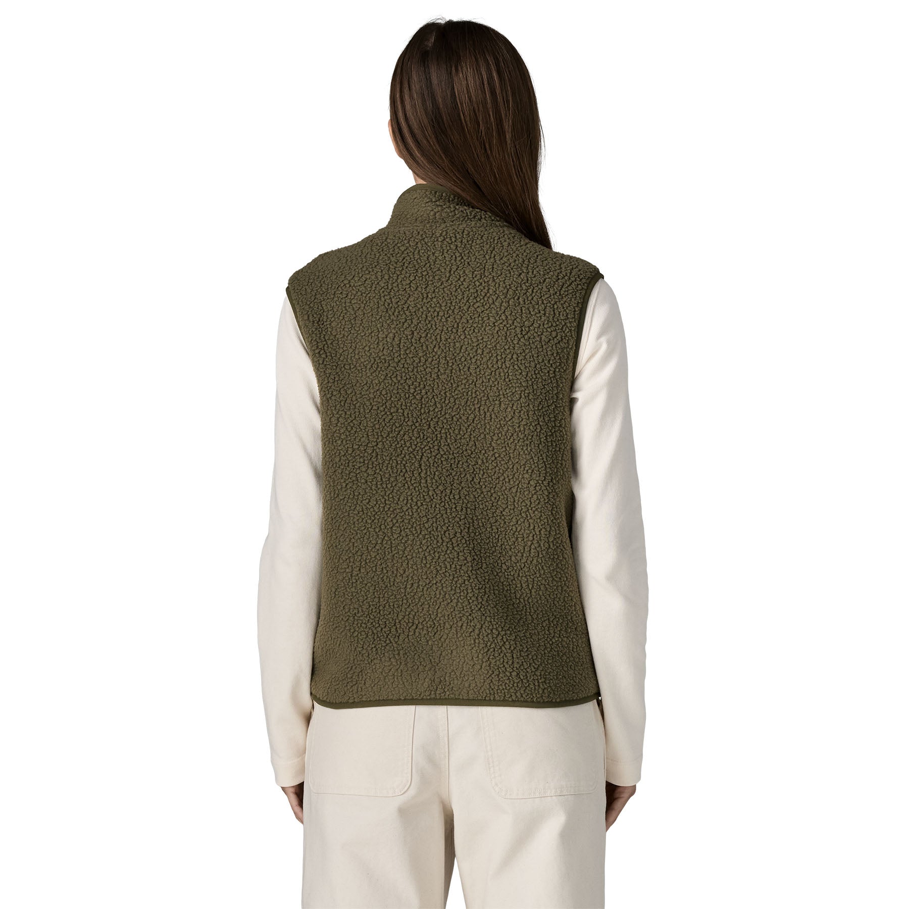 Women's Retro Pile Fleece Vest
