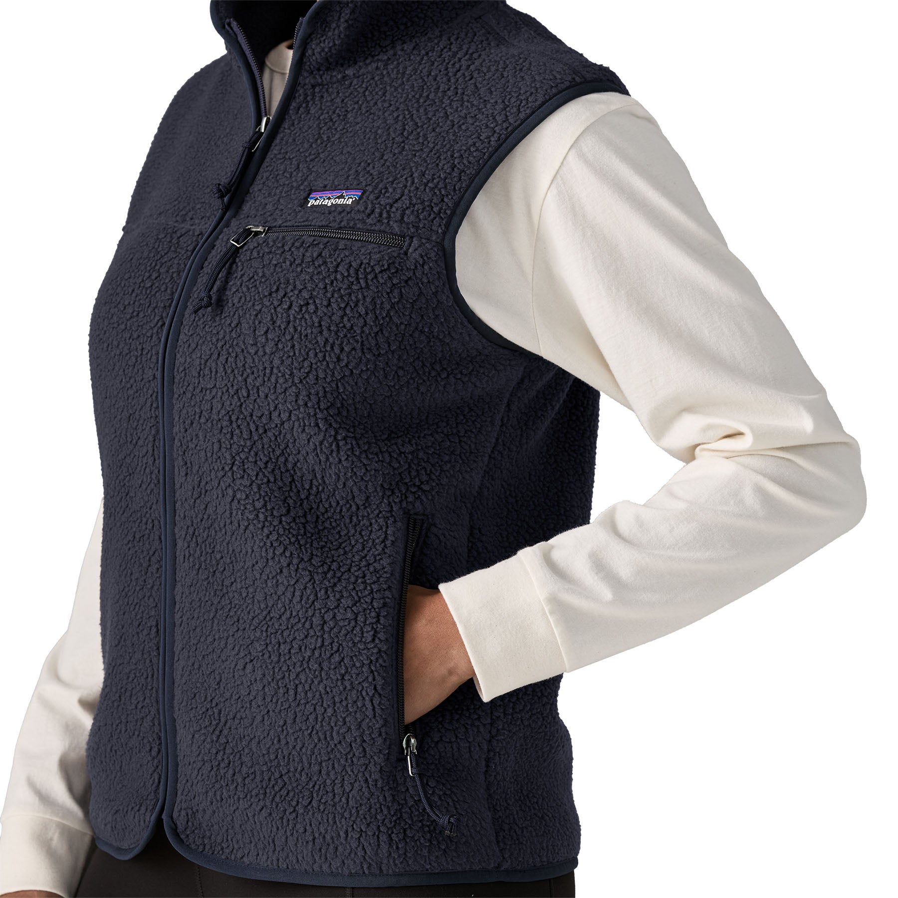 Women's Retro Pile Fleece Vest