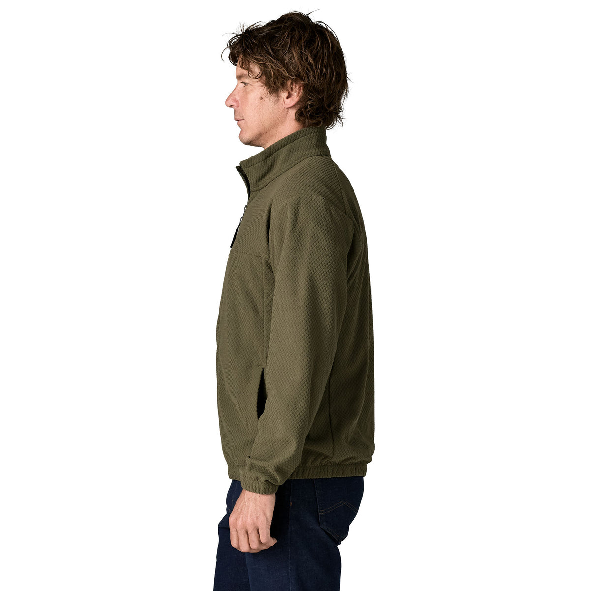 Men's Textured Fleece Jacket