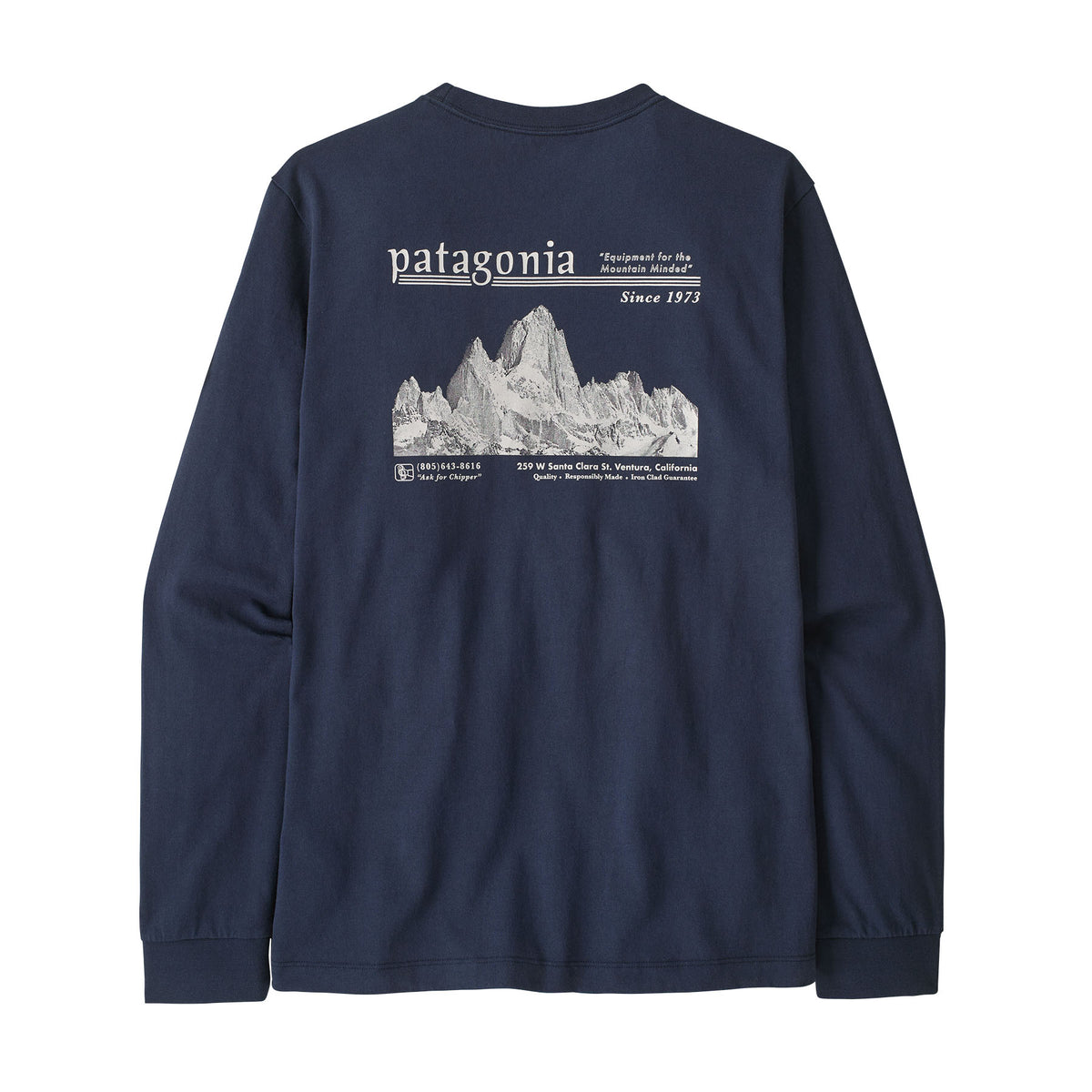 Men's Long-Sleeved Midweight Hut Tripper Skyline T-Shirt