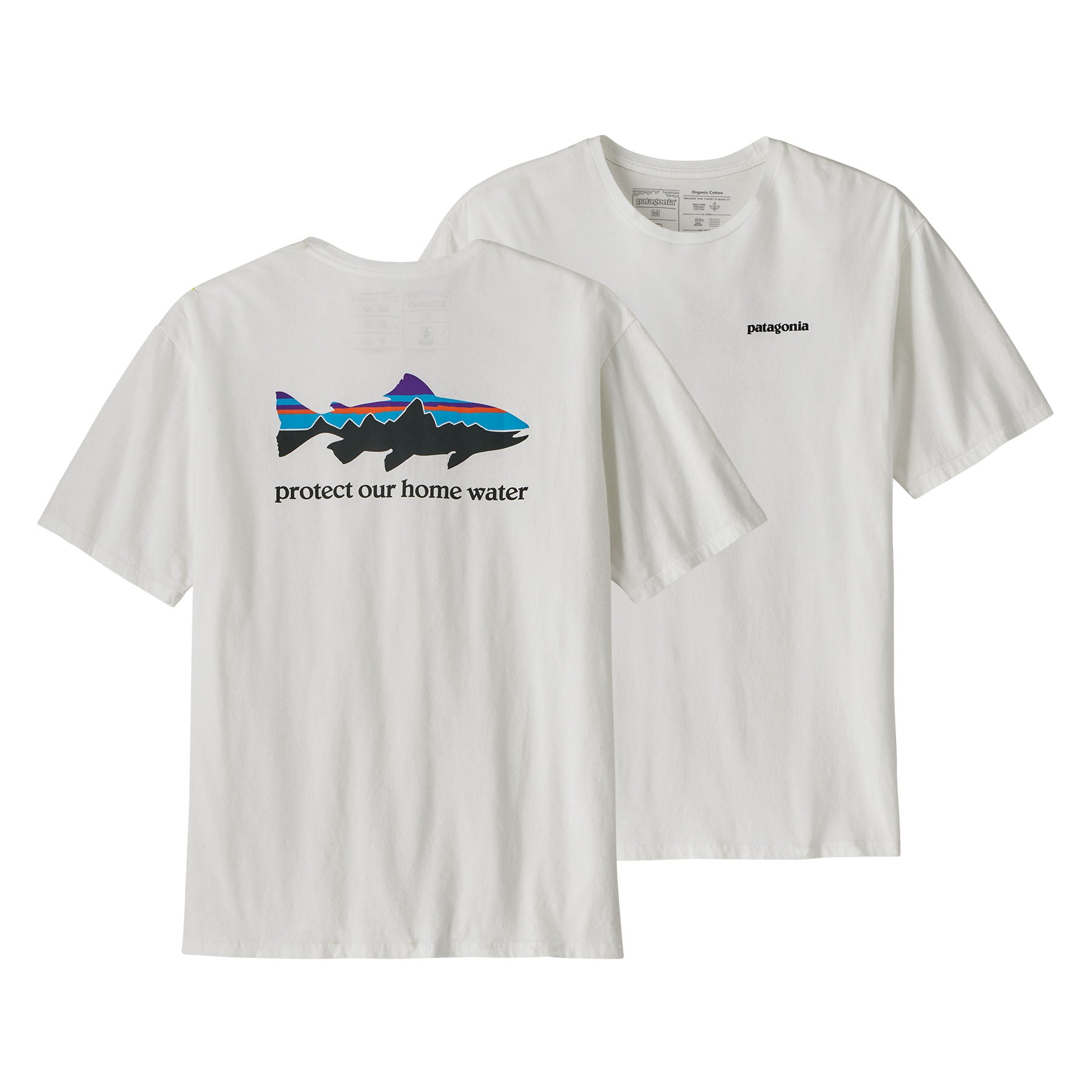 Men's Home Water Trout Organic T-Shirt