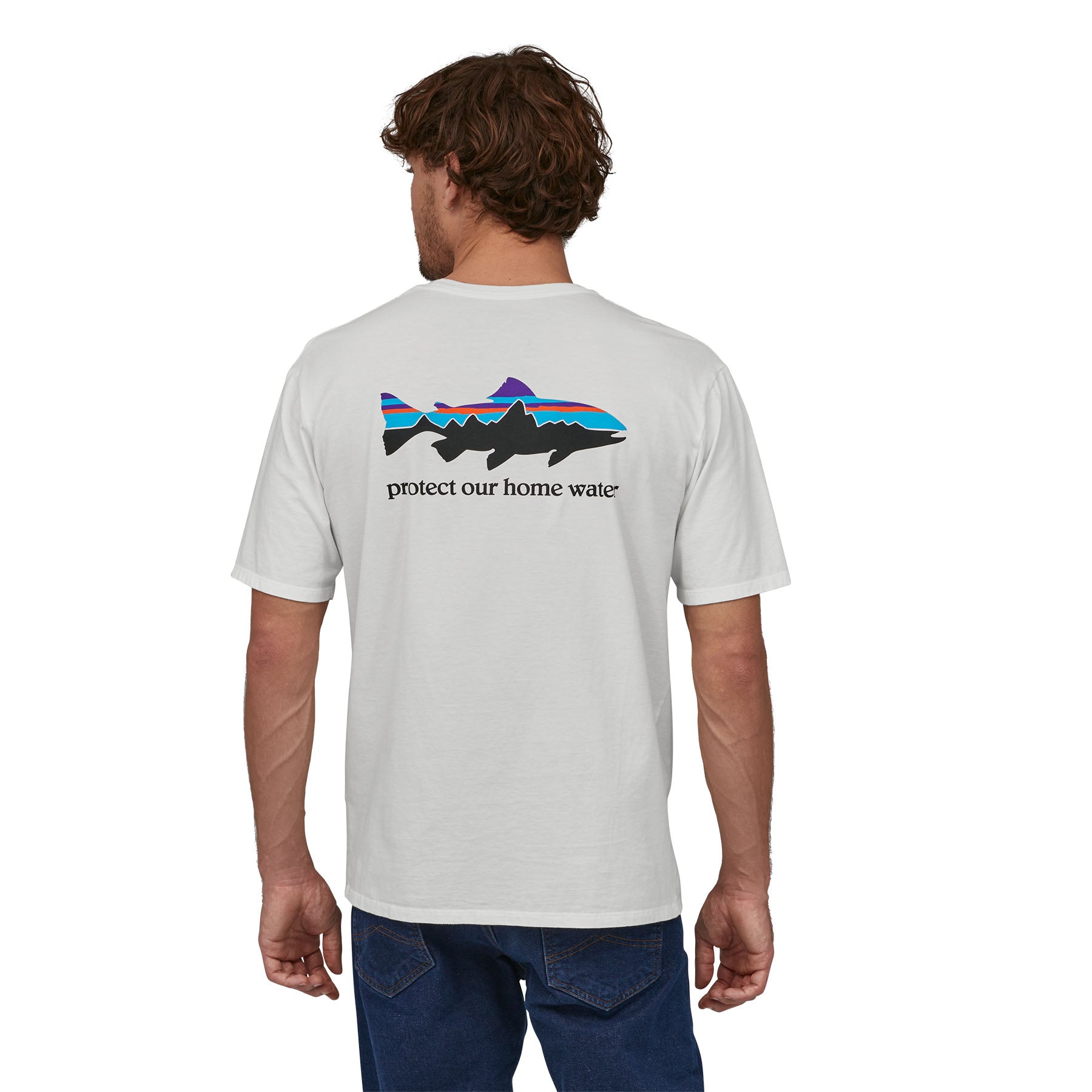 Men's Home Water Trout Organic T-Shirt