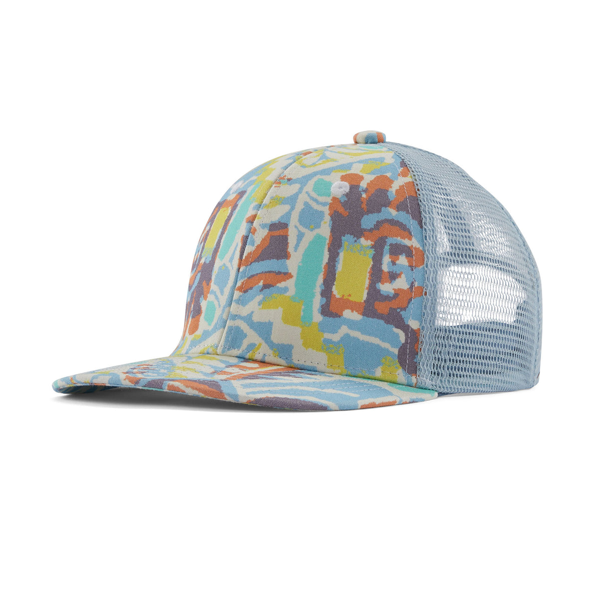 patagonia camo trucker hat