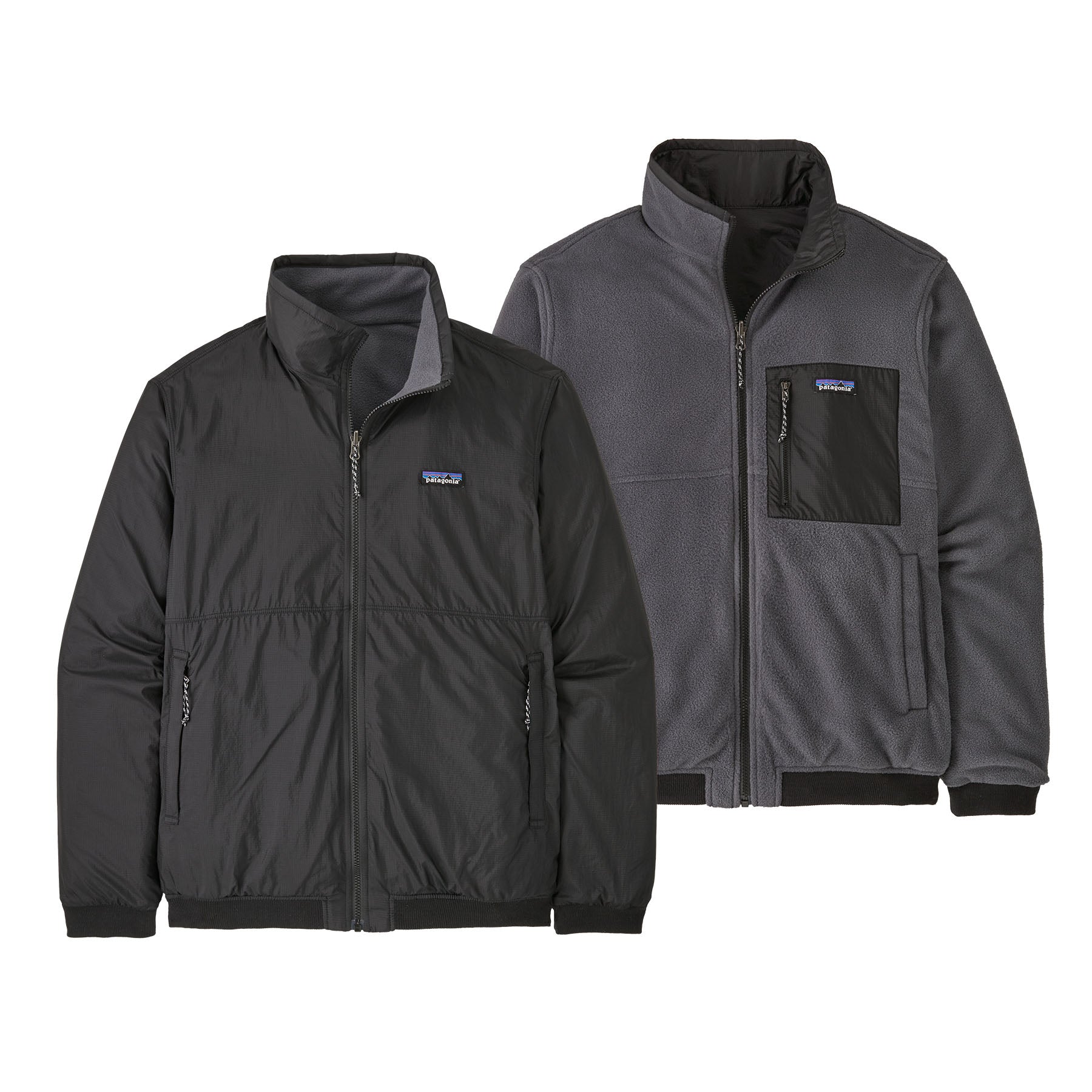 Men's Reversible Shelled Microdini Fleece Jacket