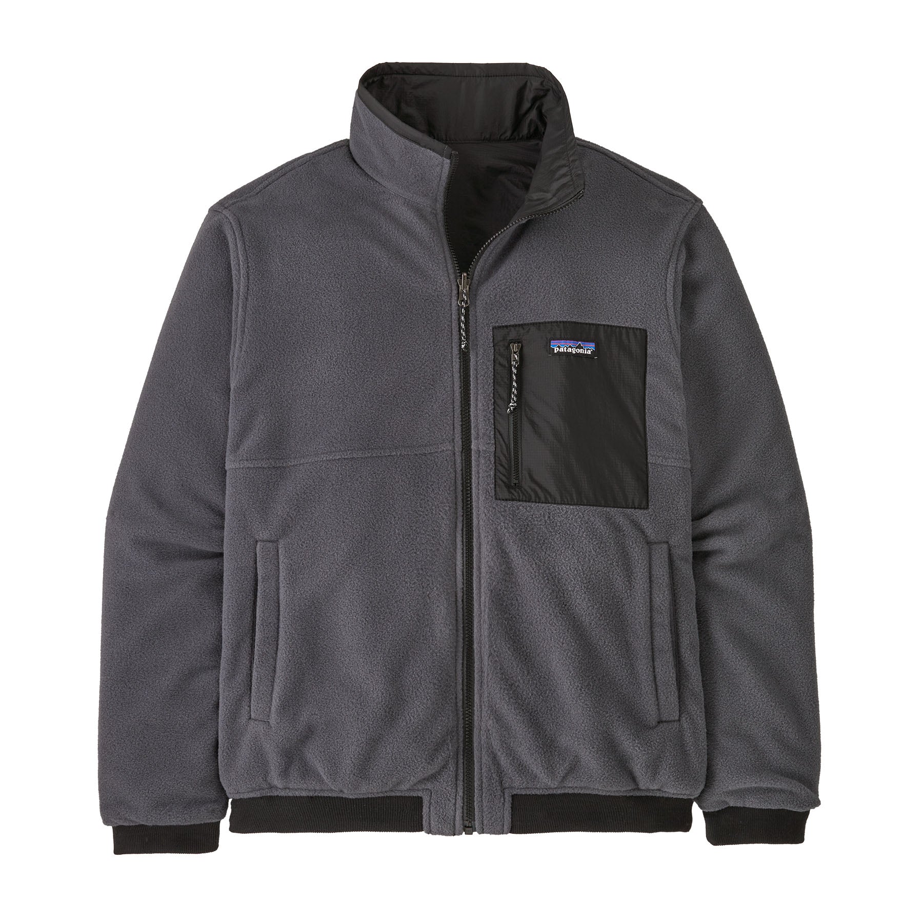 Men's Reversible Shelled Microdini Fleece Jacket