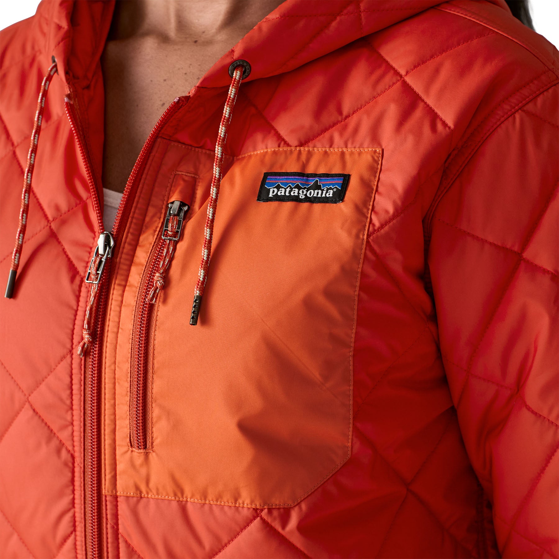 Women's Diamond Quilted Bomber Hoody