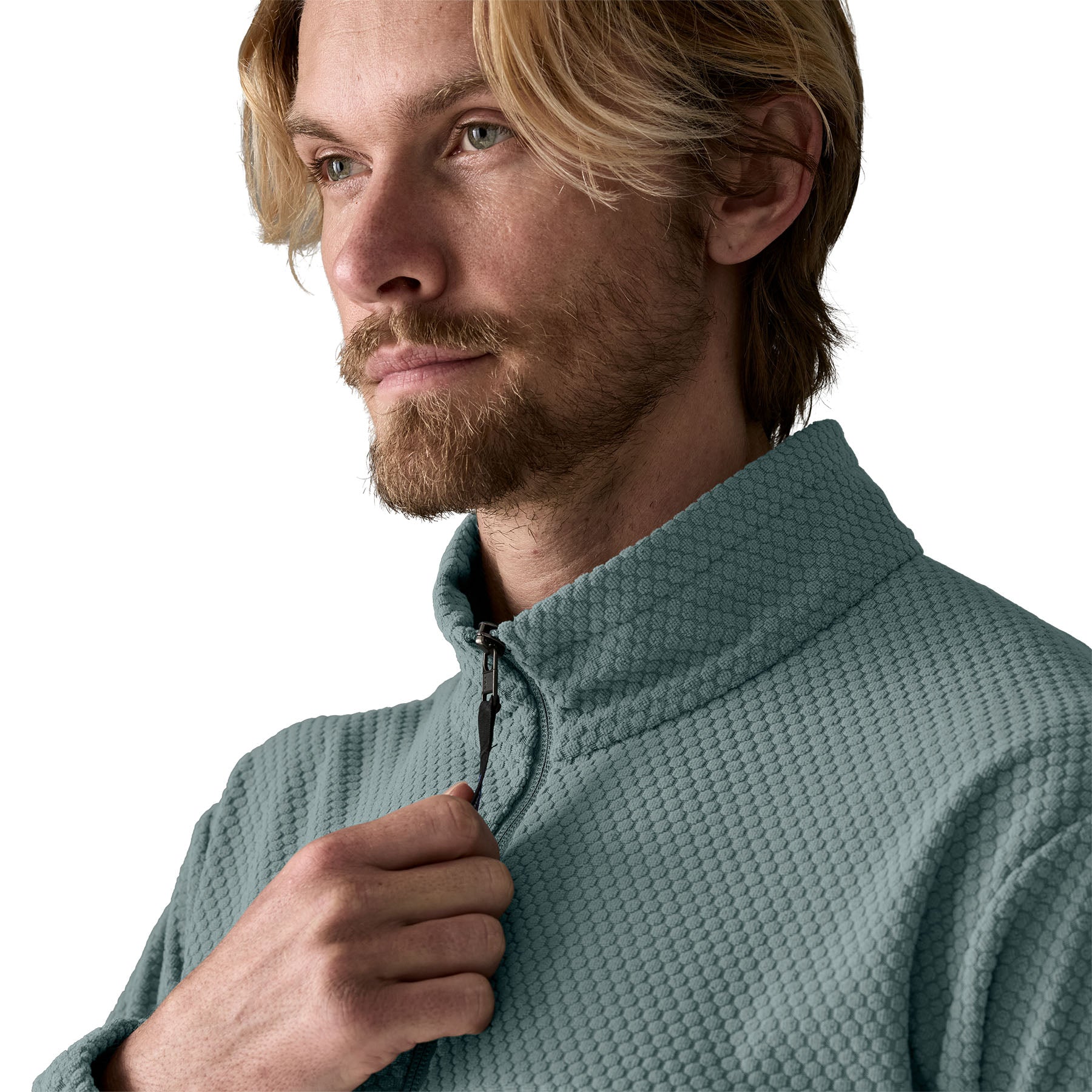 Men's Textured Fleece Jacket