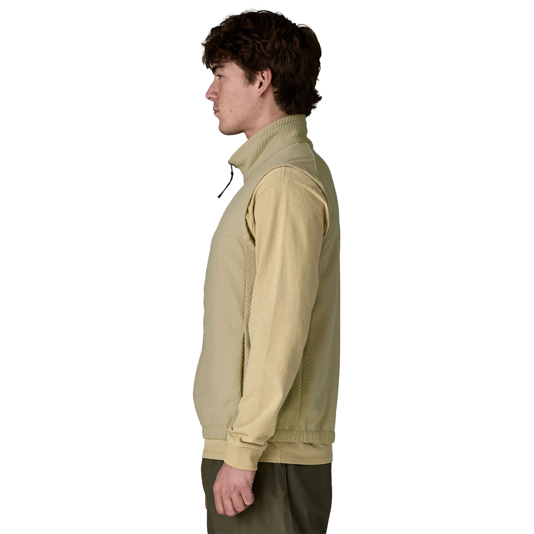 Men's Textured Fleece Vest