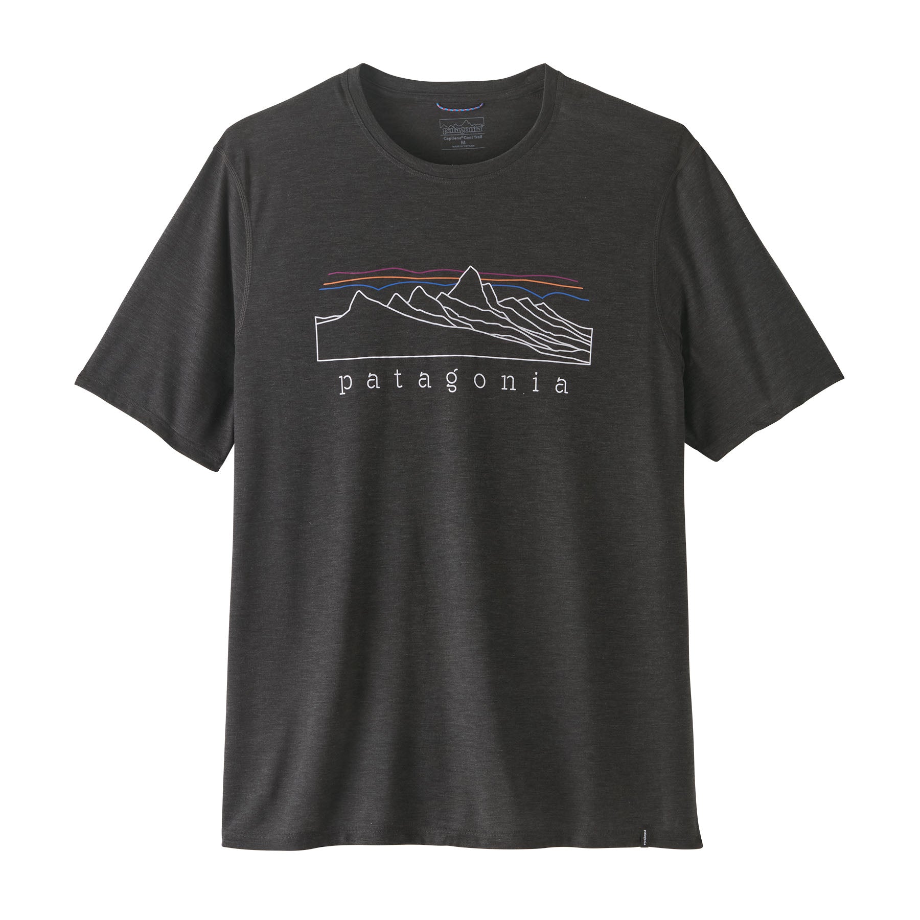 Patagonia Men's Capilene® Cool Trail Shirt - Stratapeaks - Ink Black