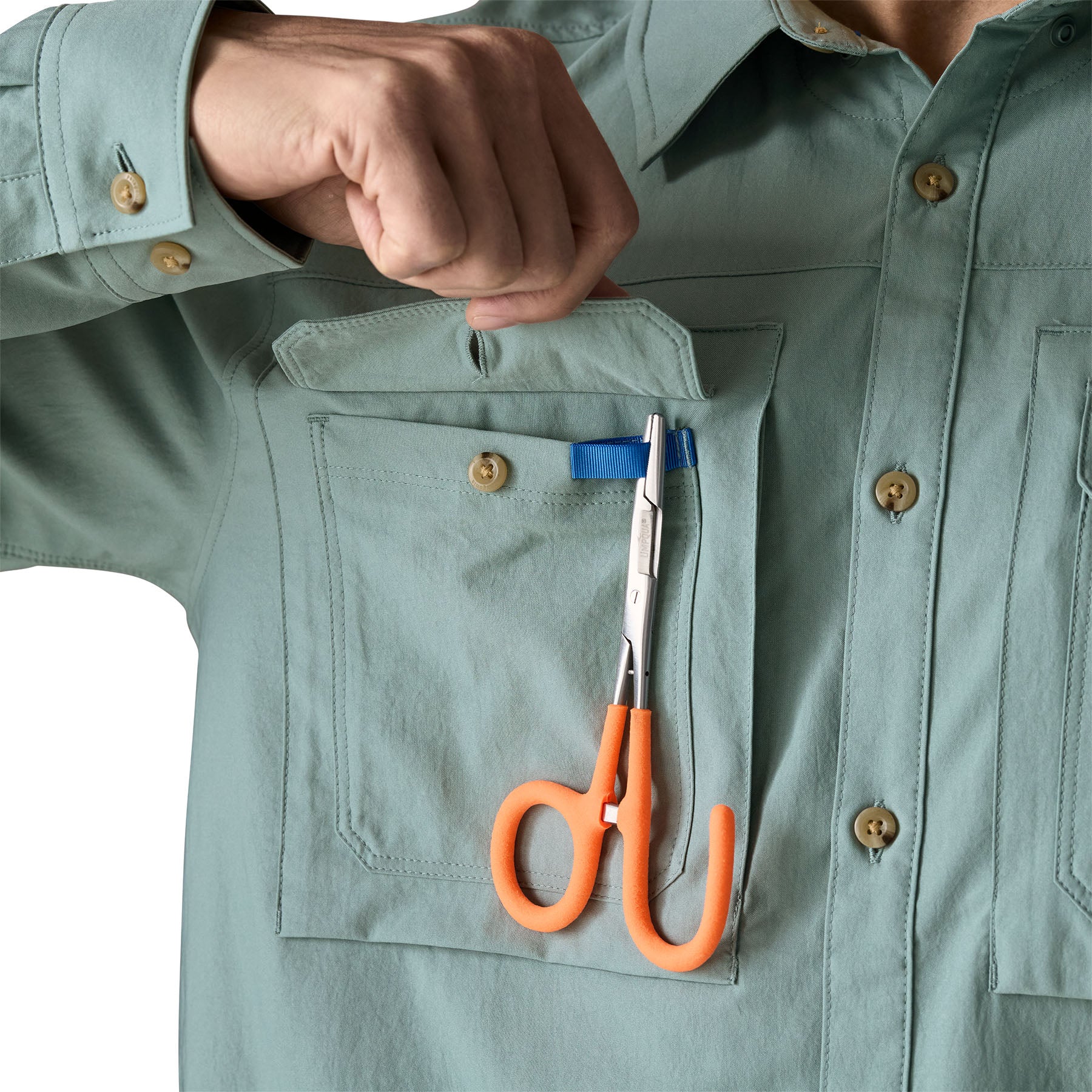 Men's Long-Sleeved Self-Guided Sun Shirt