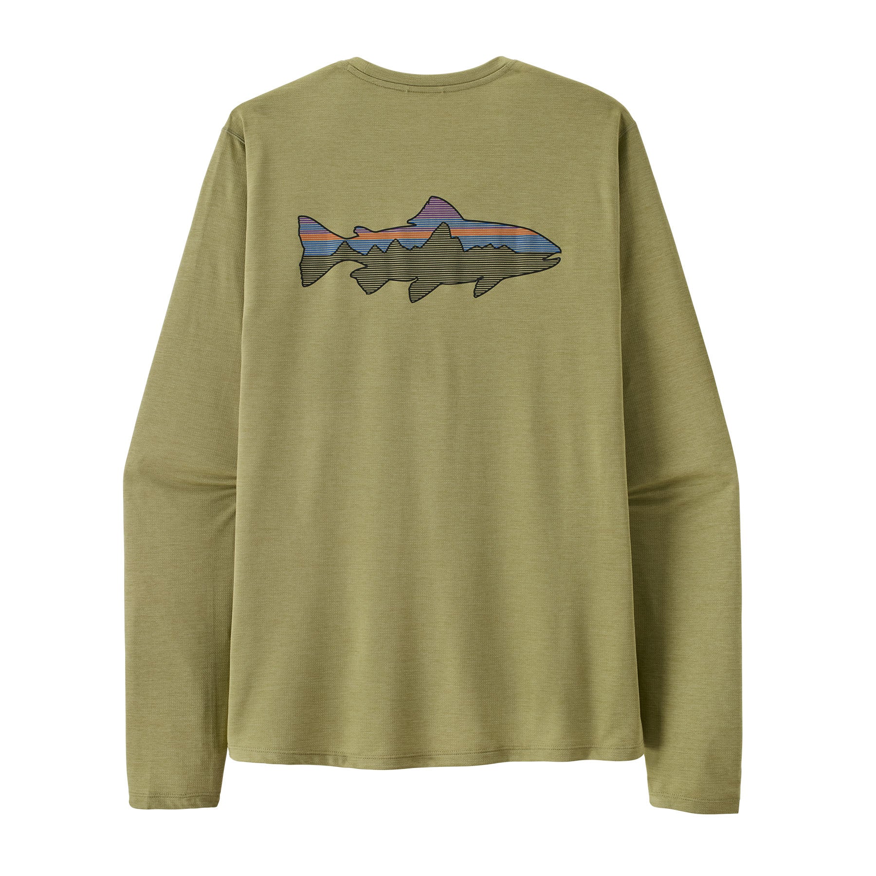 Men's Long-Sleeved Capilene® Cool Sun Shirt - Fitz Roy Trout