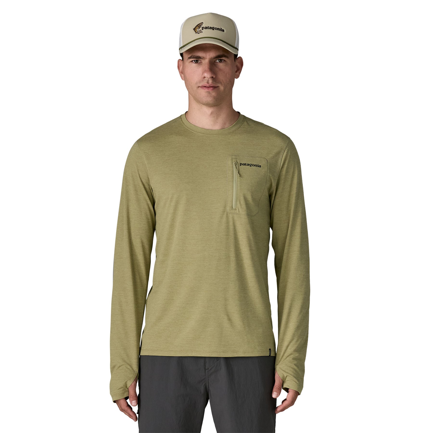 Men's Long-Sleeved Capilene® Cool Sun Shirt - Fitz Roy Trout