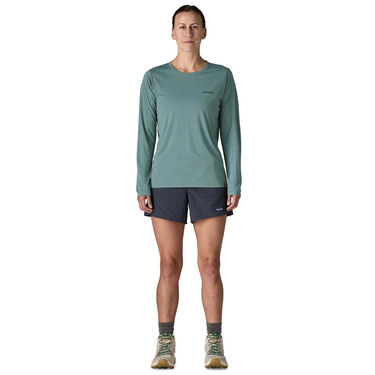 Women's Long-Sleeved Capilene® Cool Daily Shirt - Boardshort Logo