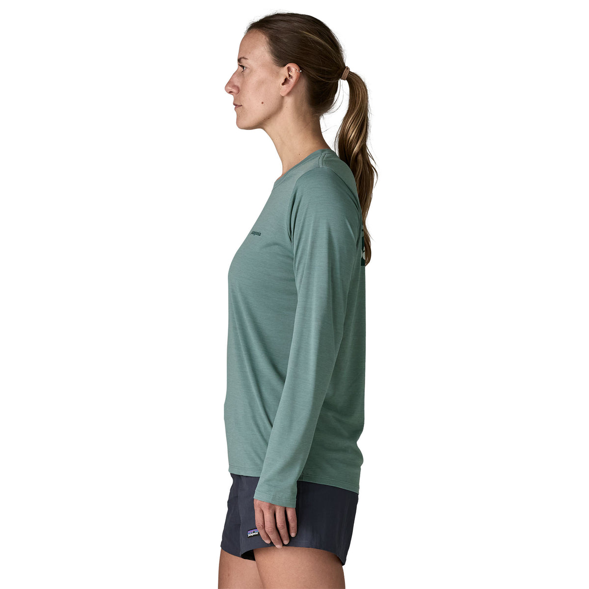 Women's Long-Sleeved Capilene® Cool Daily Shirt - Boardshort Logo