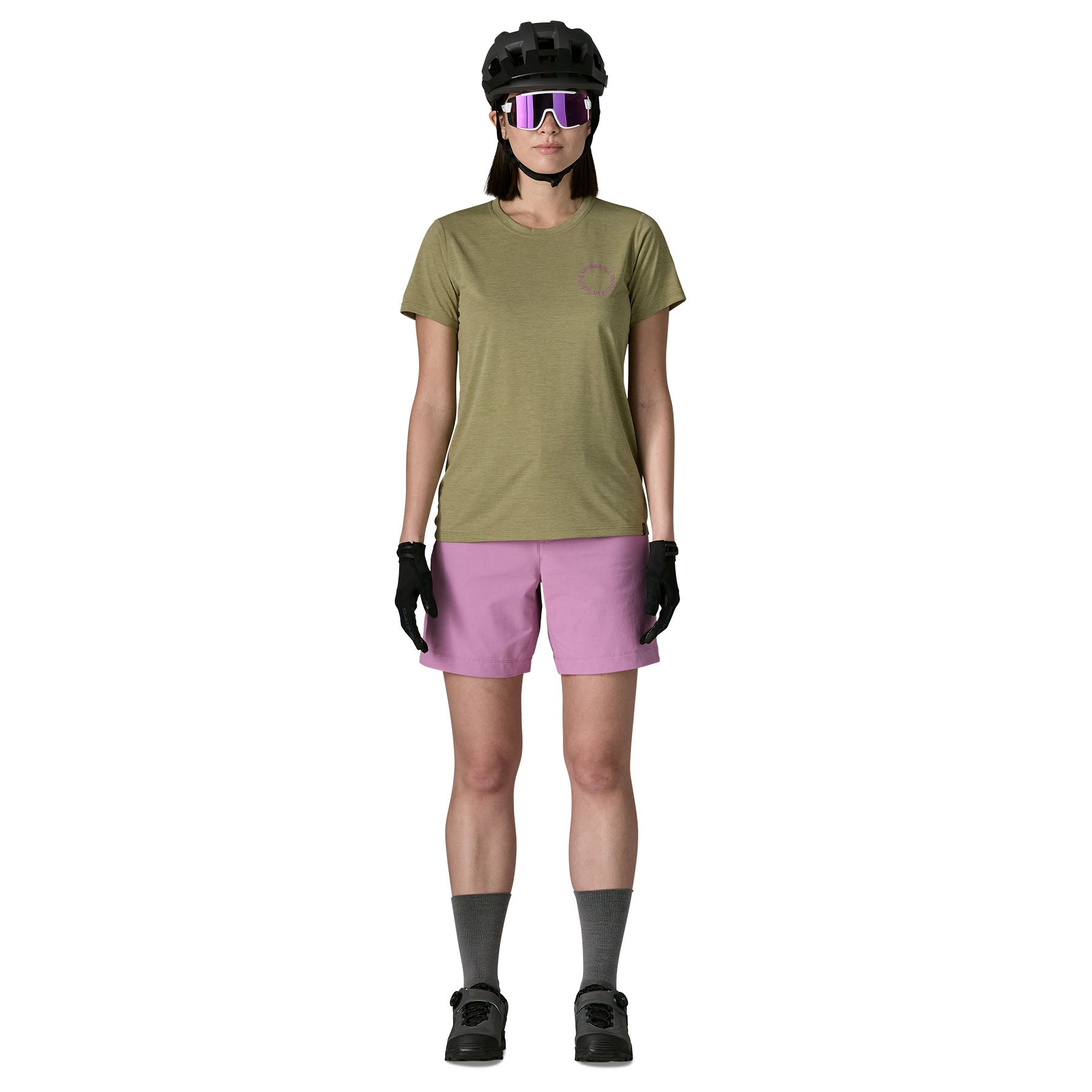 Women's Capilene® Cool Daily Shirt - Spoke Stencil