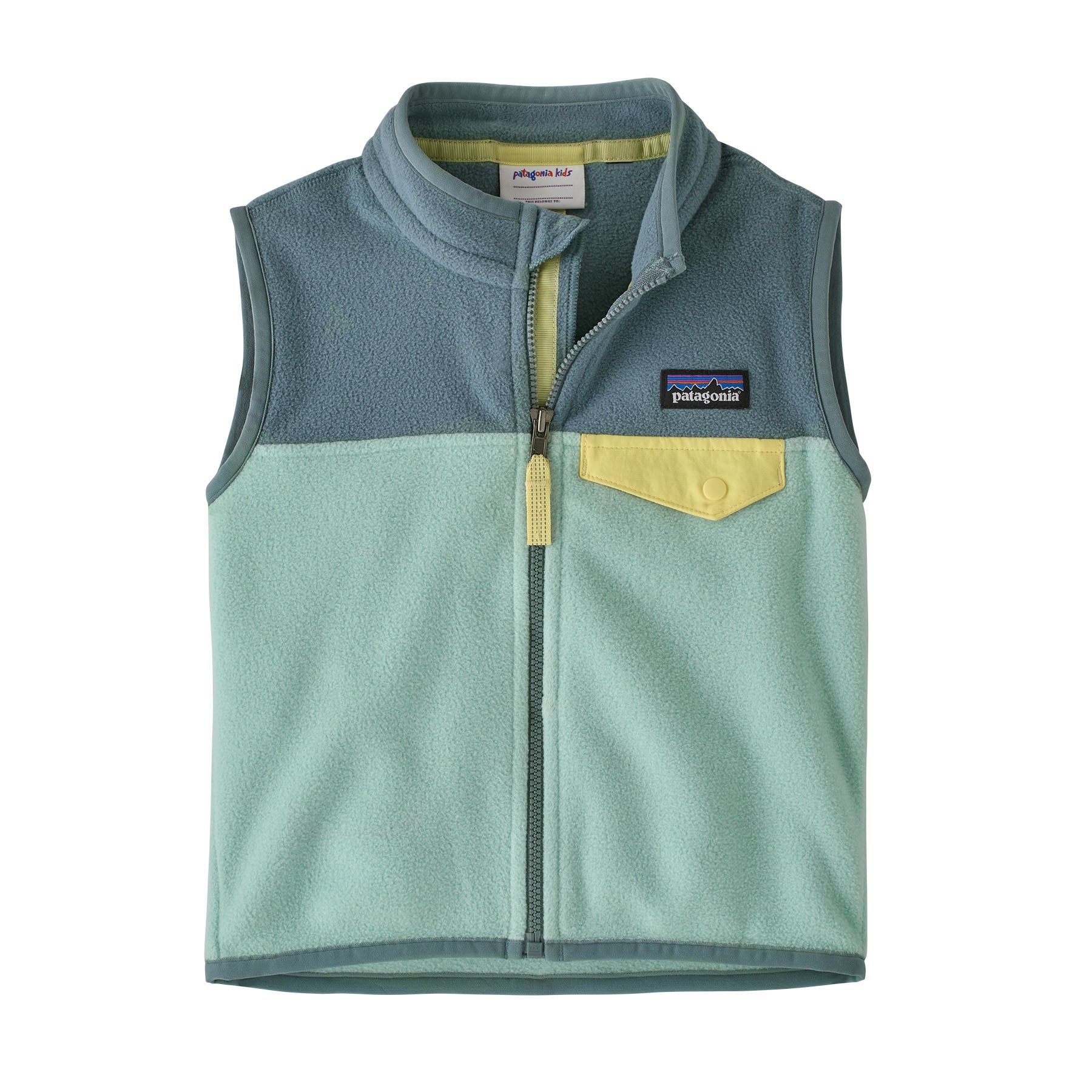 Patagonia Baby Micro D® Snap-T® Fleece Vest - Thin Ice