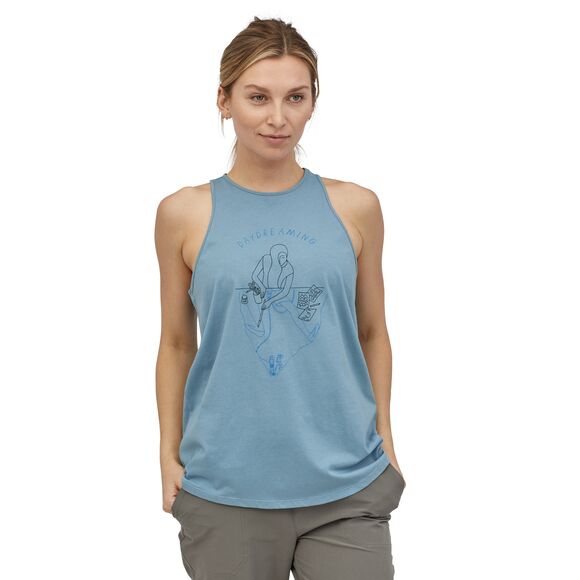 Women's Be There Now Organic High Neck Tank