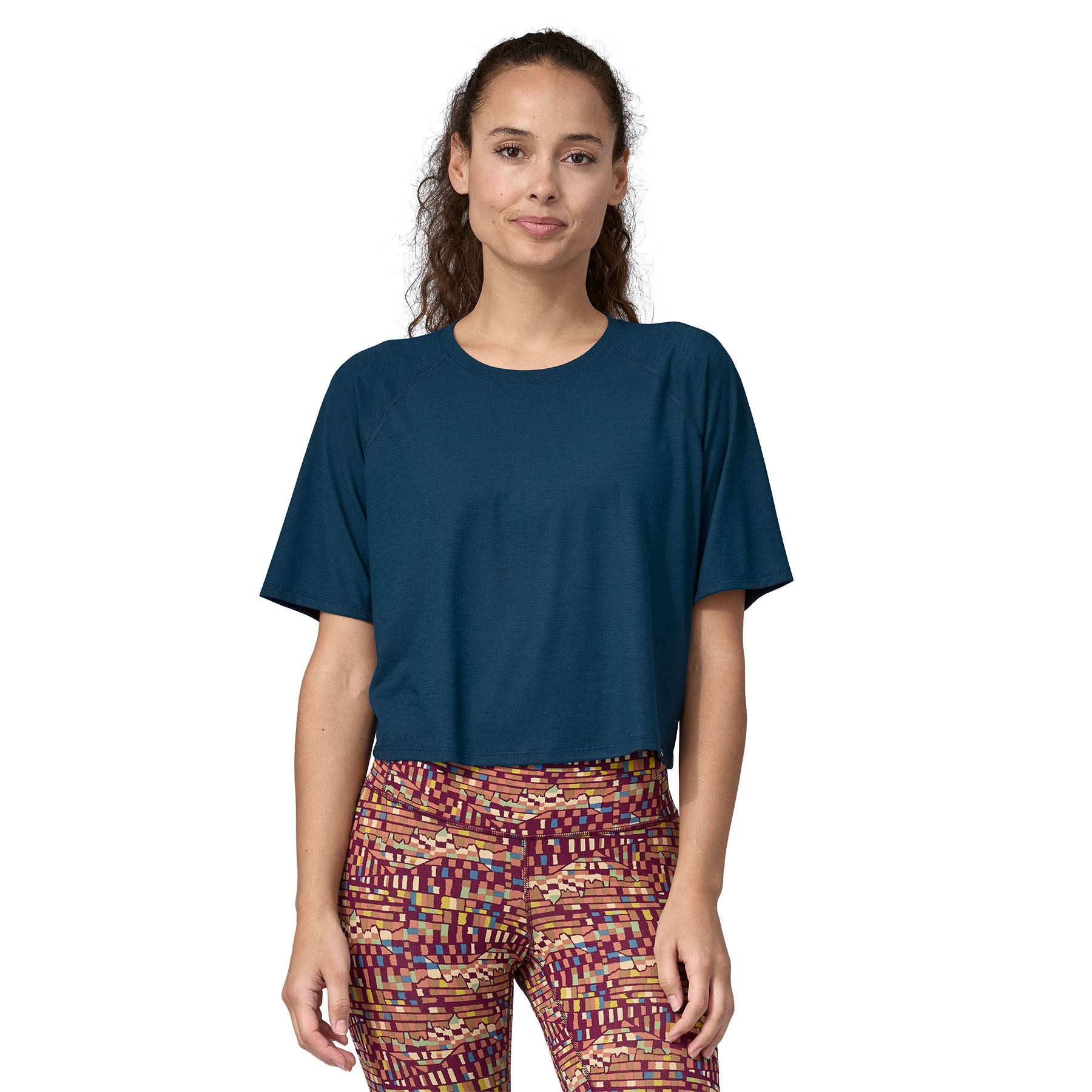 Women's Short-Sleeved Capilene® Cool Trail Cropped Shirt