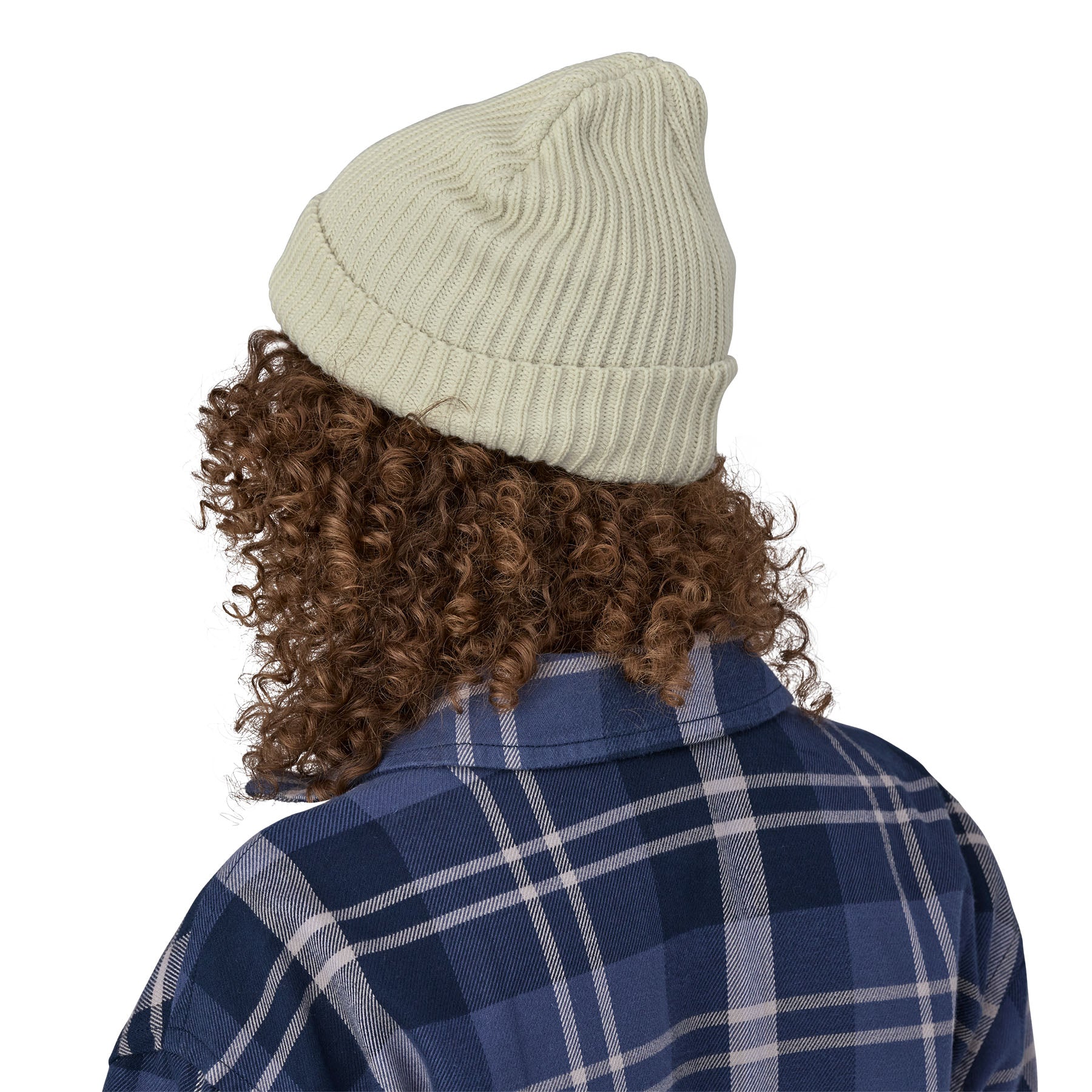 Fisherman s Rolled Beanie Birch White