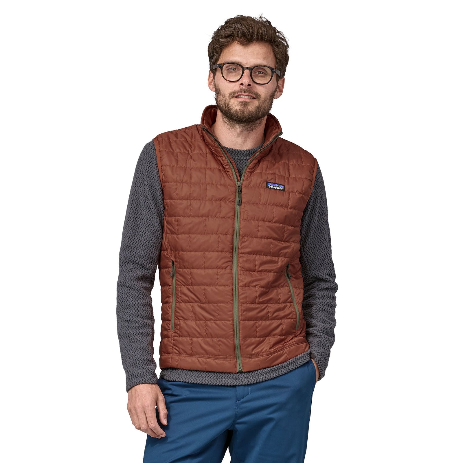 Patagonia Men's Nano Puff® Insulated Vest Burl Red