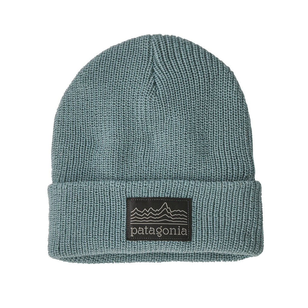 Patagonia Kids' Logo Beanie Strata Stencil: Thermal Blue