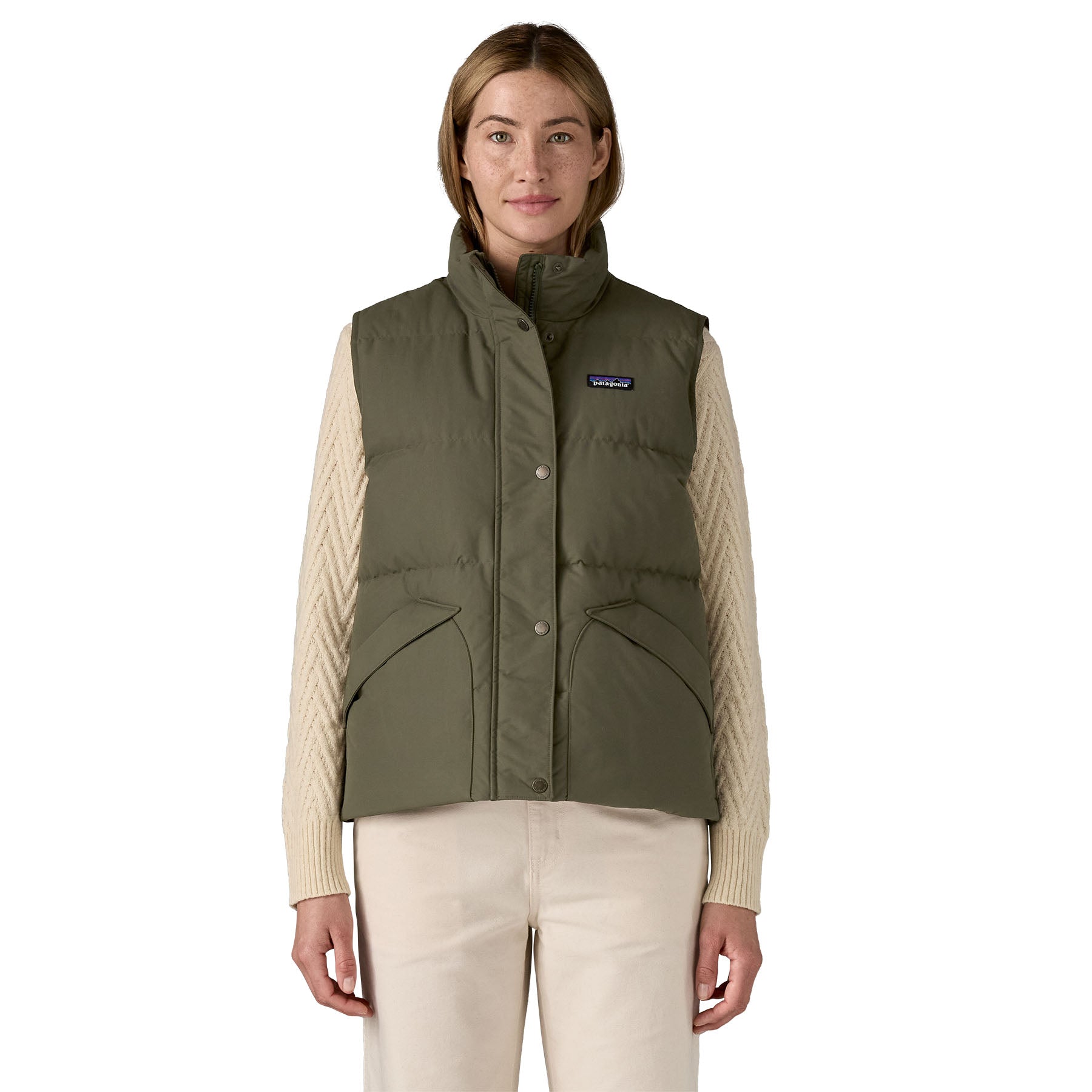 Patagonia Women's Downdrift Insulated Vest - Basin Green