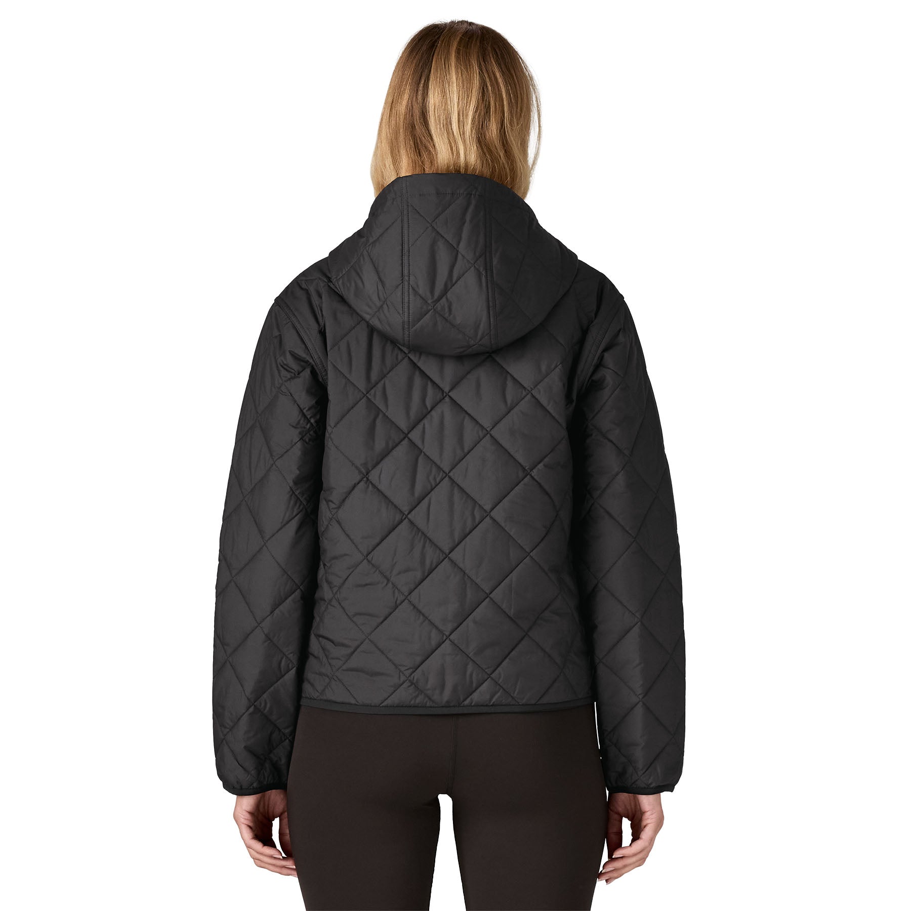 Women's Diamond Quilted Bomber Hoody