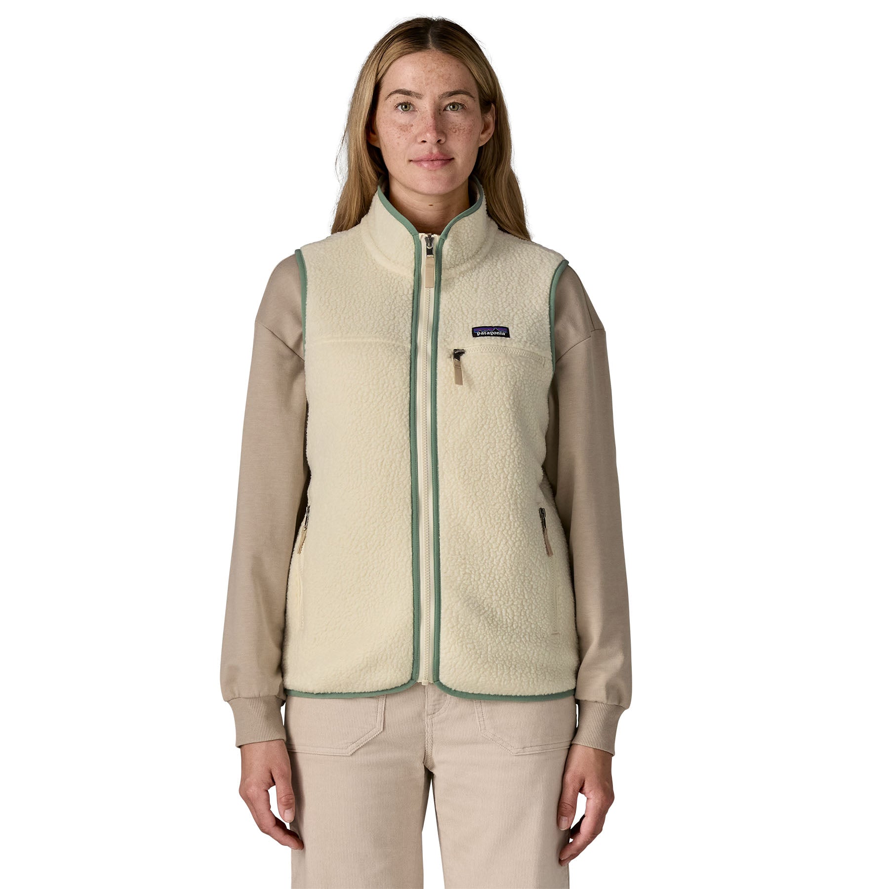 Women's Retro Pile Fleece Vest