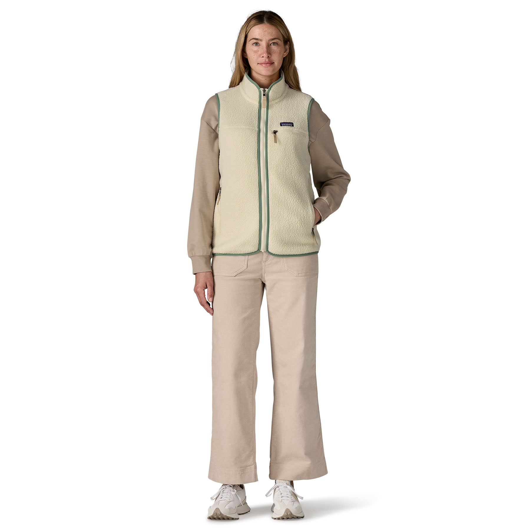 Women's Retro Pile Fleece Vest