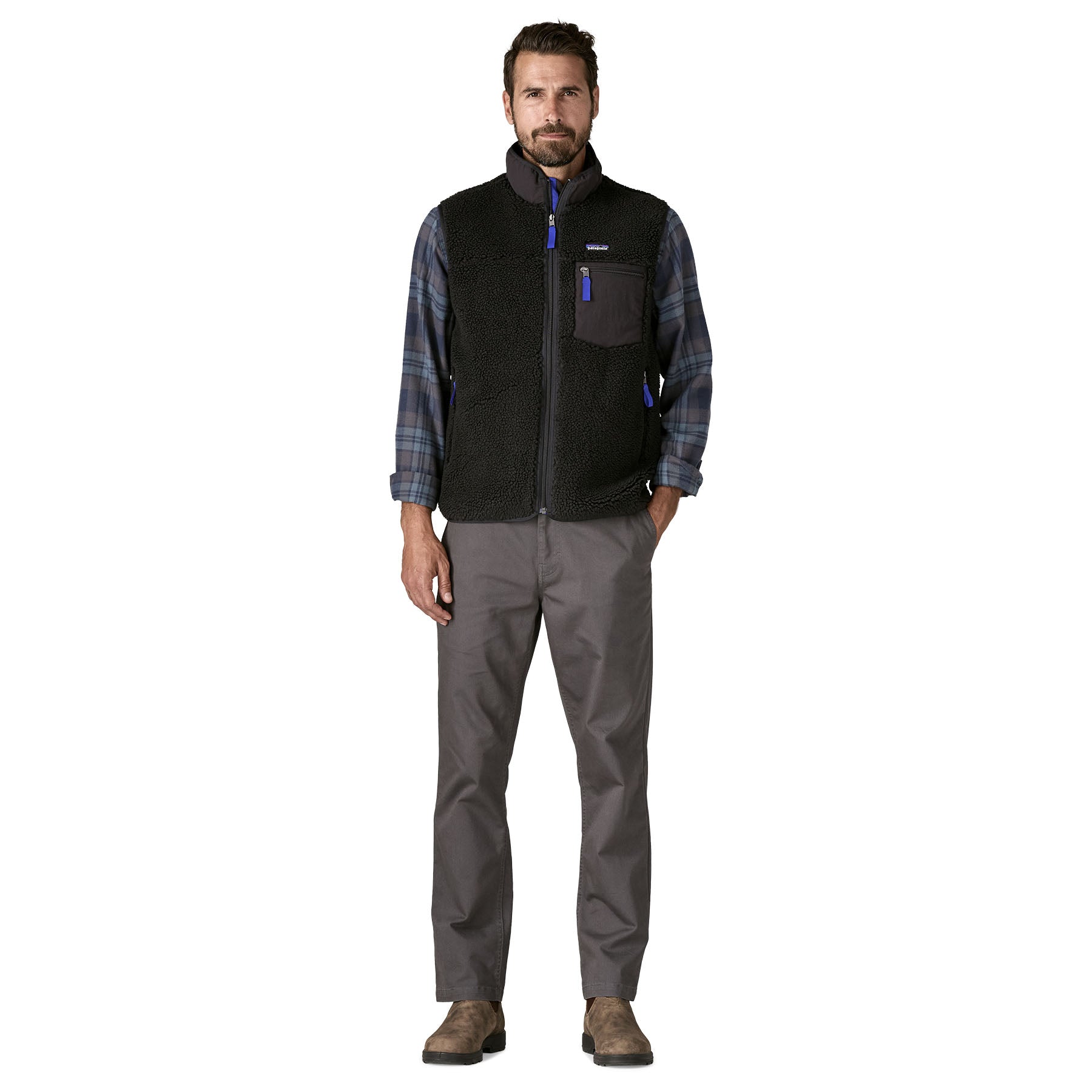 Patagonia Men's Classic Retro-X® Fleece Vest - Dark Natural w