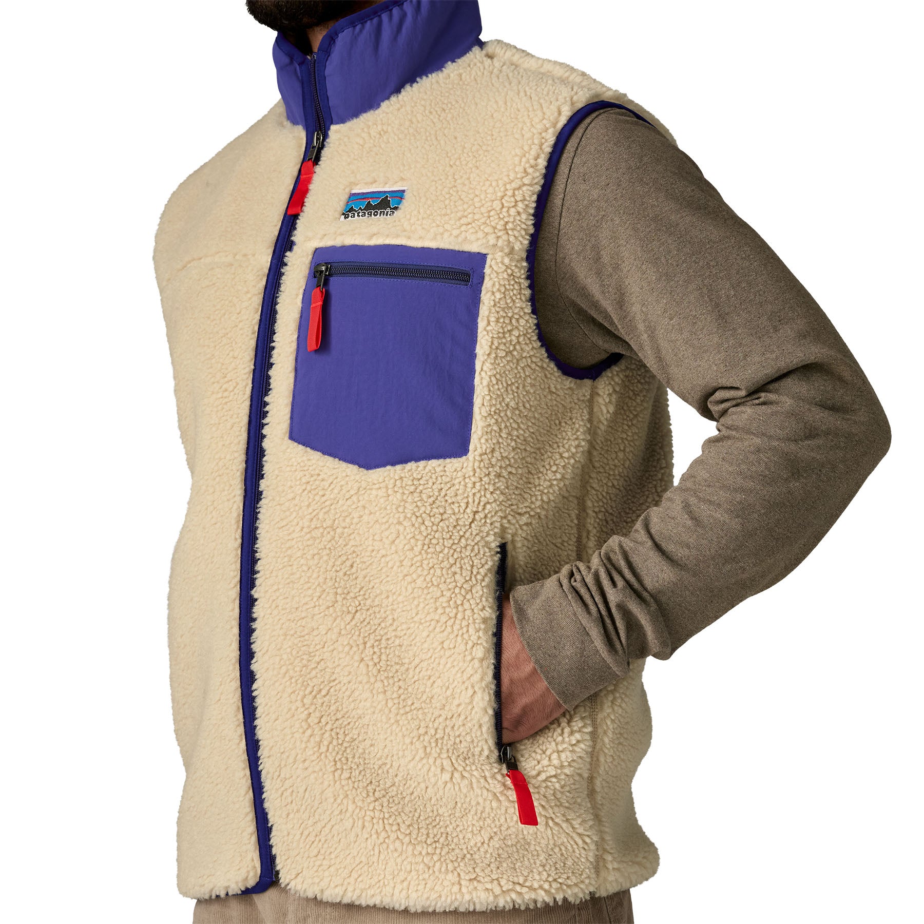 Patagonia Men's Classic Retro-X® Fleece Vest - Dark Natural w