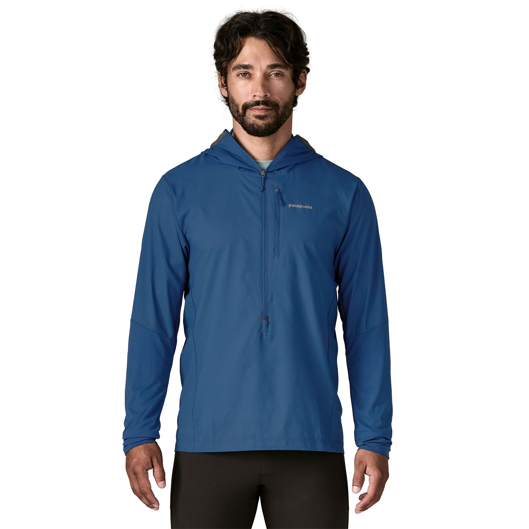 Patagonia M's Airshed Pro Pullover XS 青 Patagonia Men's Airshed Pro Pullover - Running Windbreaker