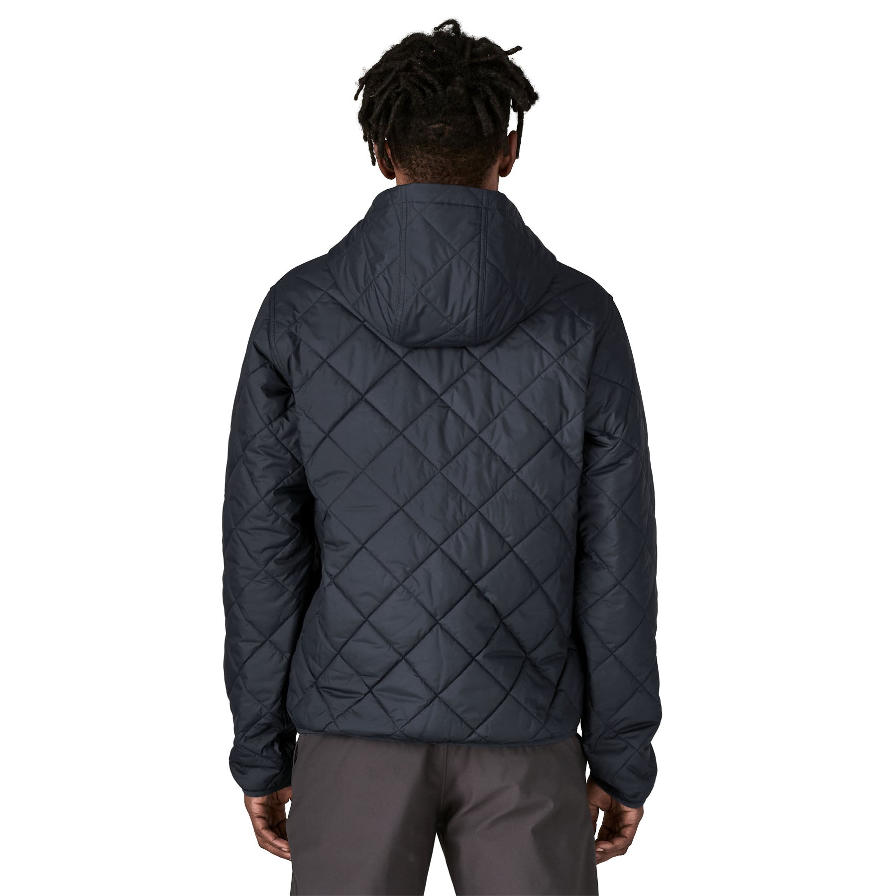 Men's Diamond Quilted Bomber Hoody