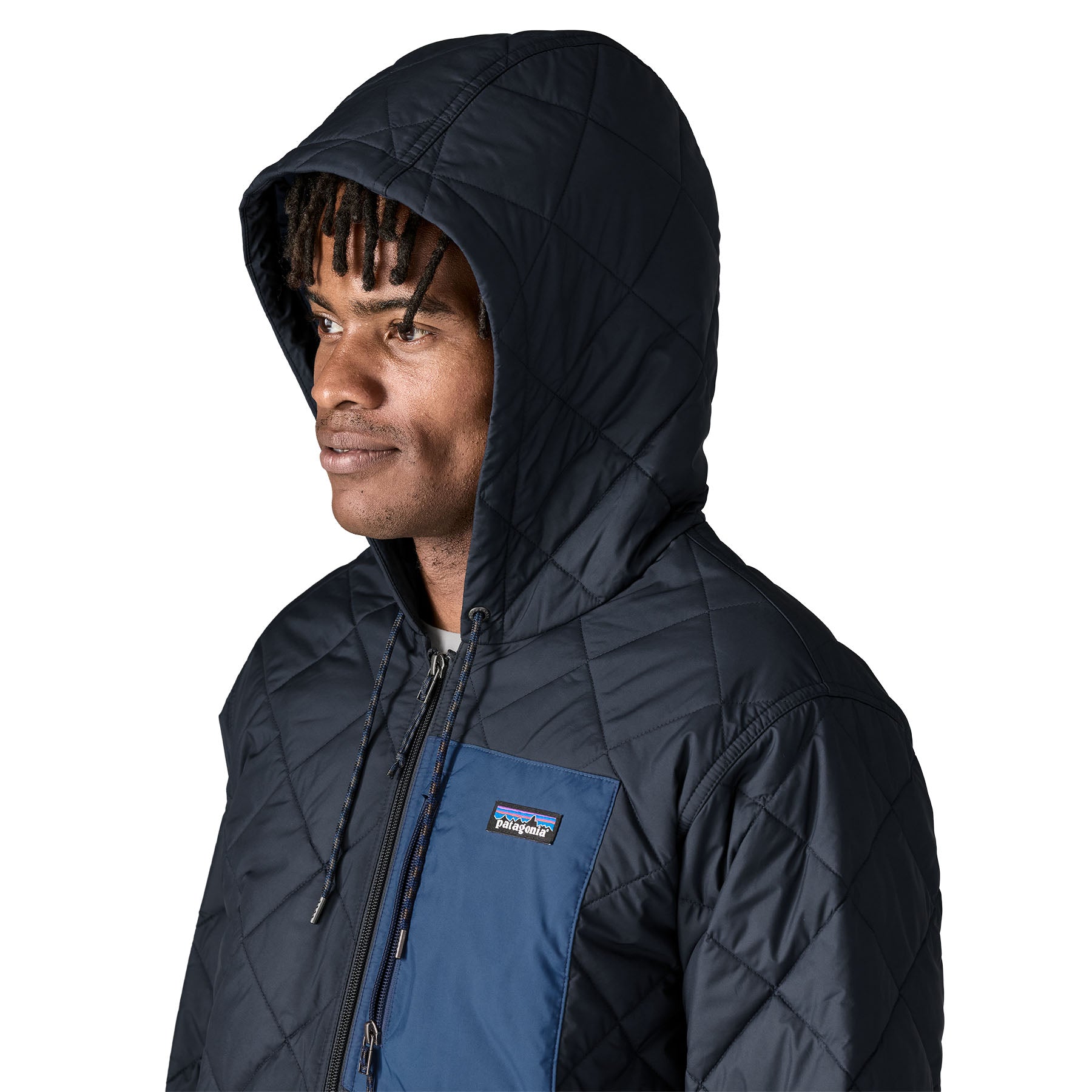 Men's Diamond Quilted Bomber Hoody
