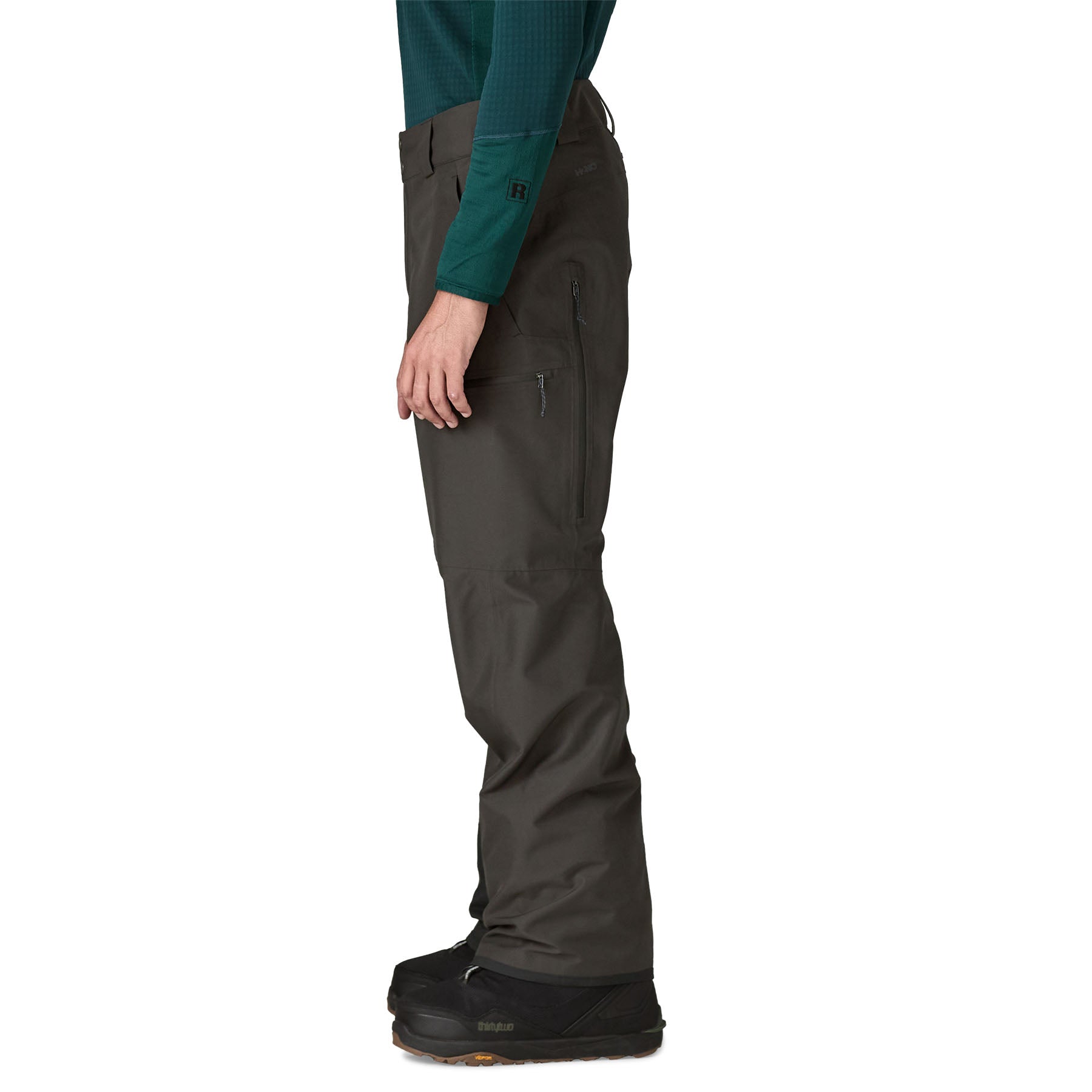 Patagonia Men's Powder Town Ski/Snowboard Pants - Short - Black