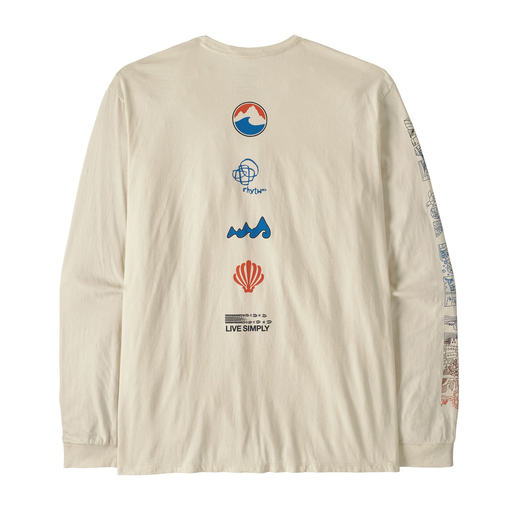 Men's Long-Sleeved Long Way 'Round Organic Shirt