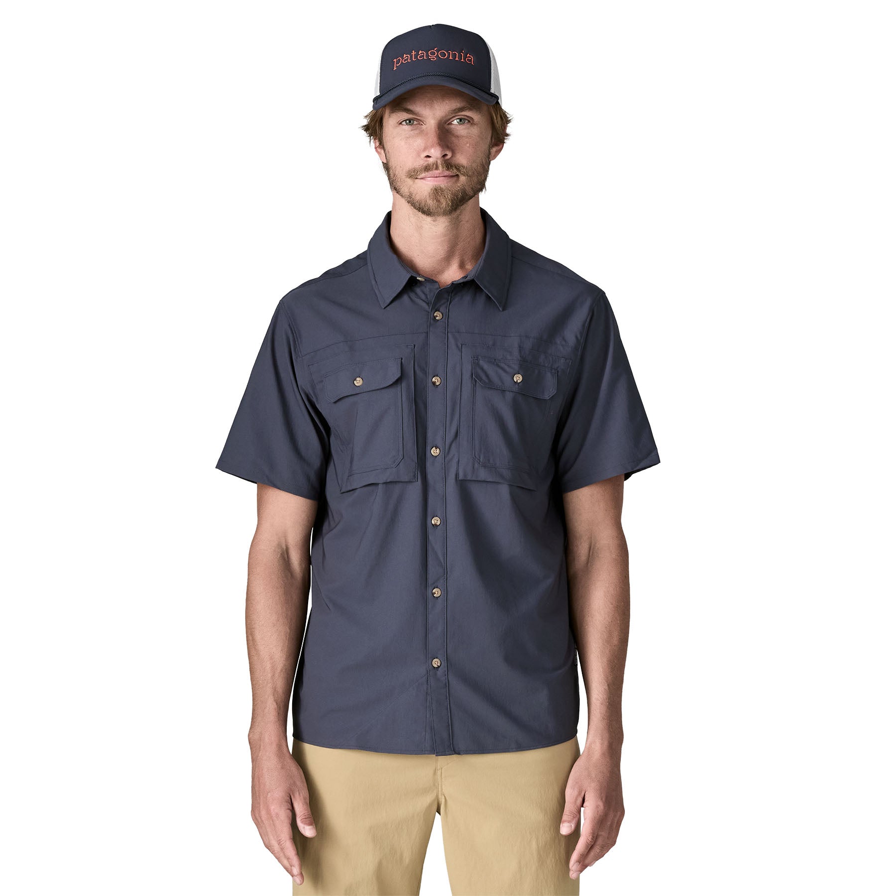 Men's Short-Sleeved Self-Guided Sun Shirt
