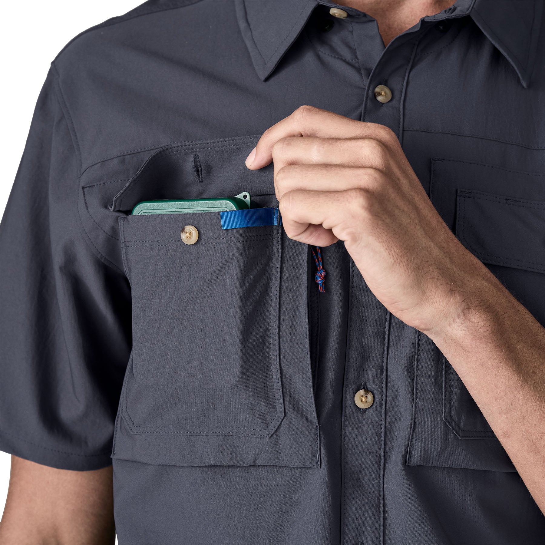 Men's Short-Sleeved Self-Guided Sun Shirt