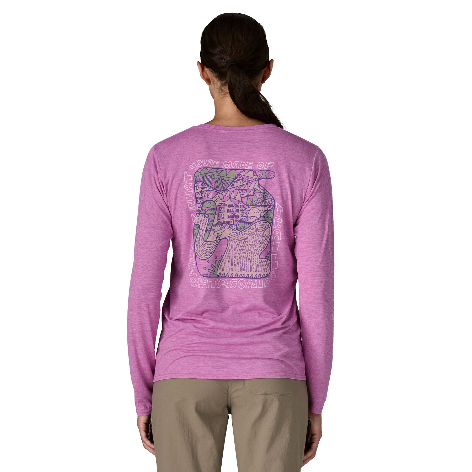 Women's Long-Sleeved Capilene® Cool Daily Graphic Shirt - Lands