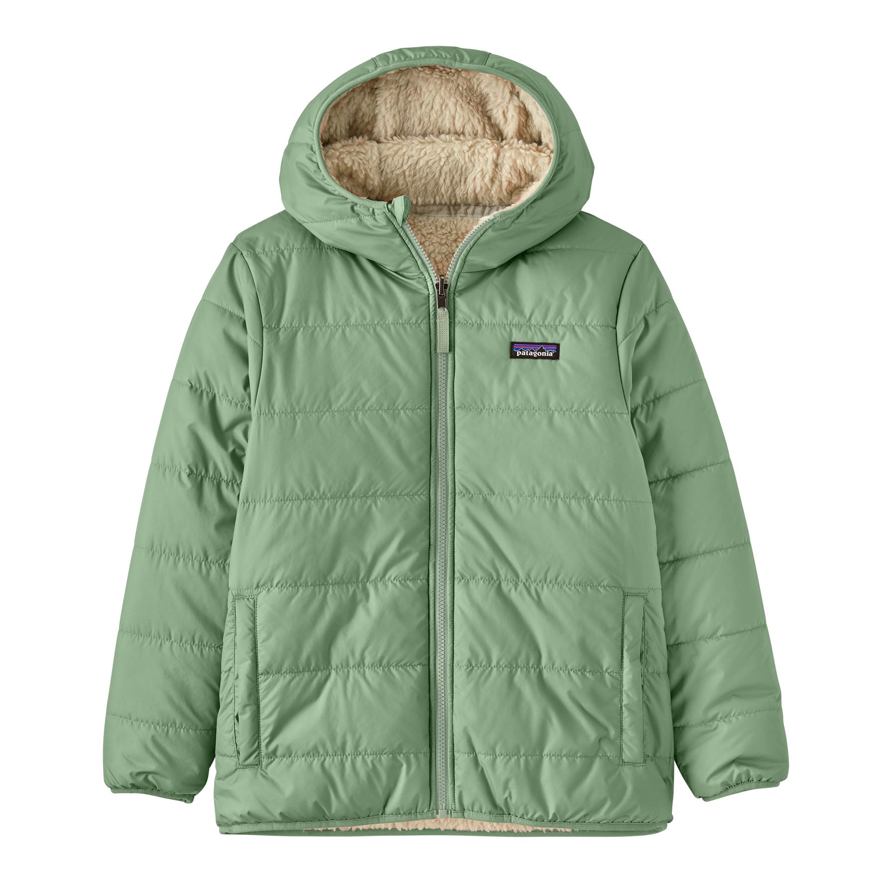 Patagonia Kids' Reversible Ready Freddy Hoody - Ellwood Green