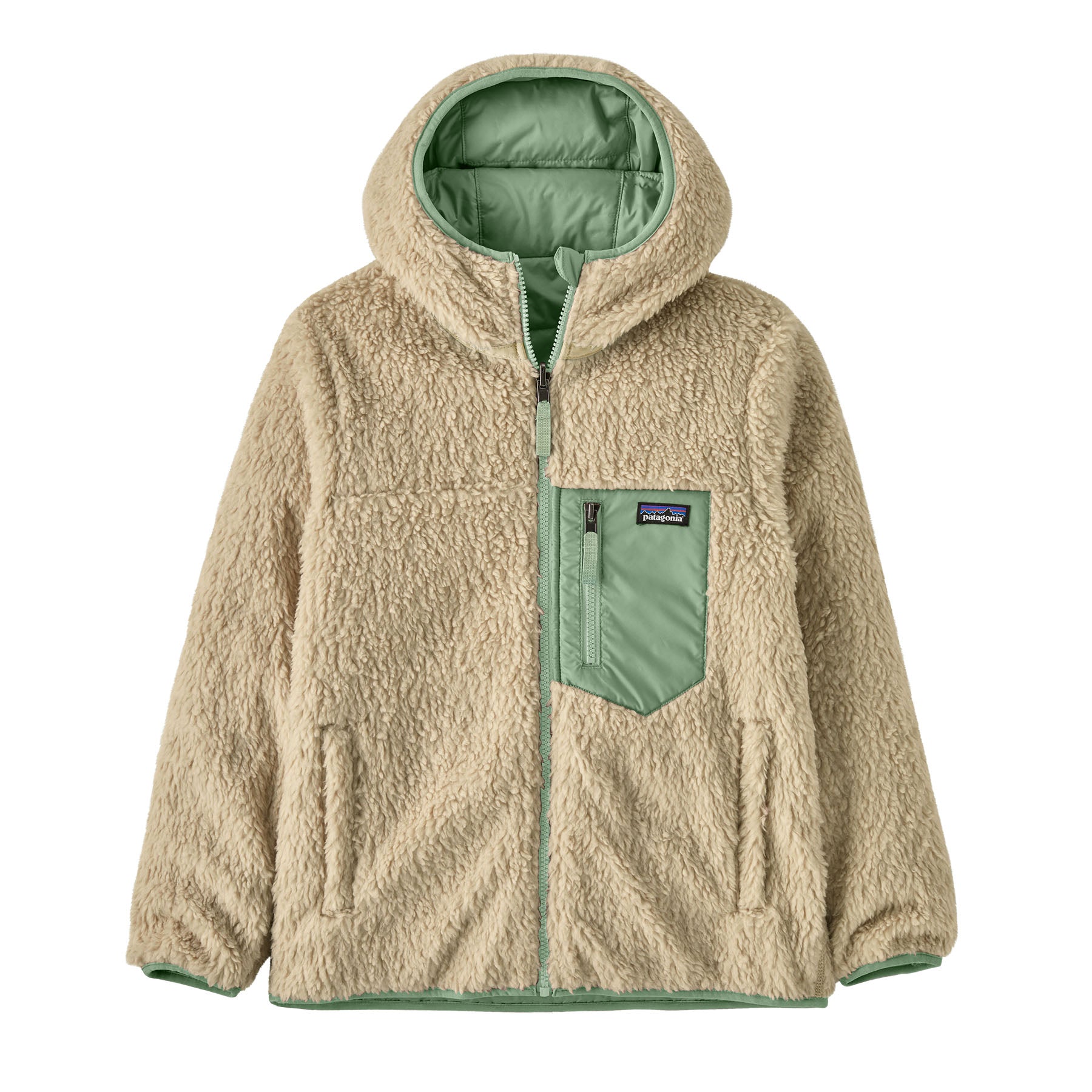 Patagonia Kids' Reversible Ready Freddy Hoody - Ellwood Green