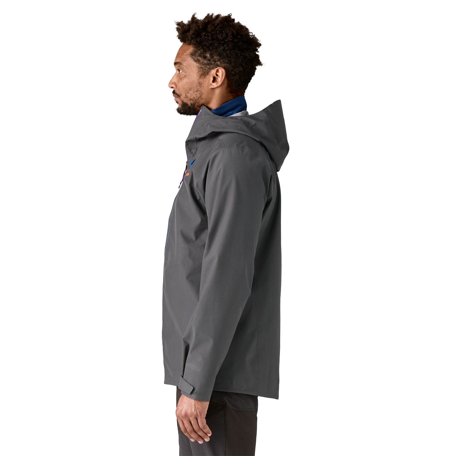 Patagonia Men's Triolet Alpine Jacket - Forge Grey w/P6 Blue