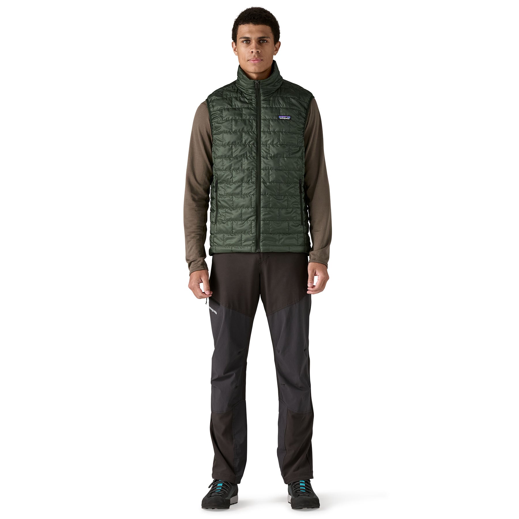 クリスマス限定　未使用　patagonia Nano Puff Vest Patagonia Men's Nano Puff® Packable Insulated Vest - Old Growth Green