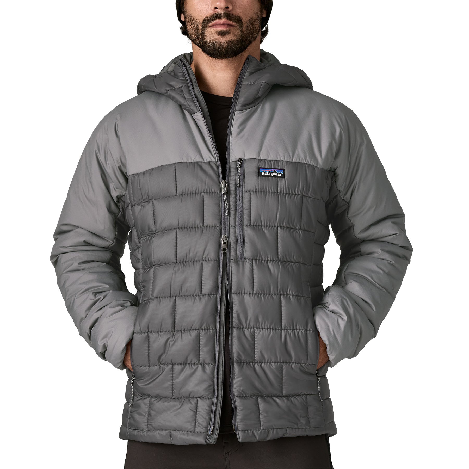 Patagonia Men's Hi-Loft Nano Puff® Insulated Hoody - Forge Grey