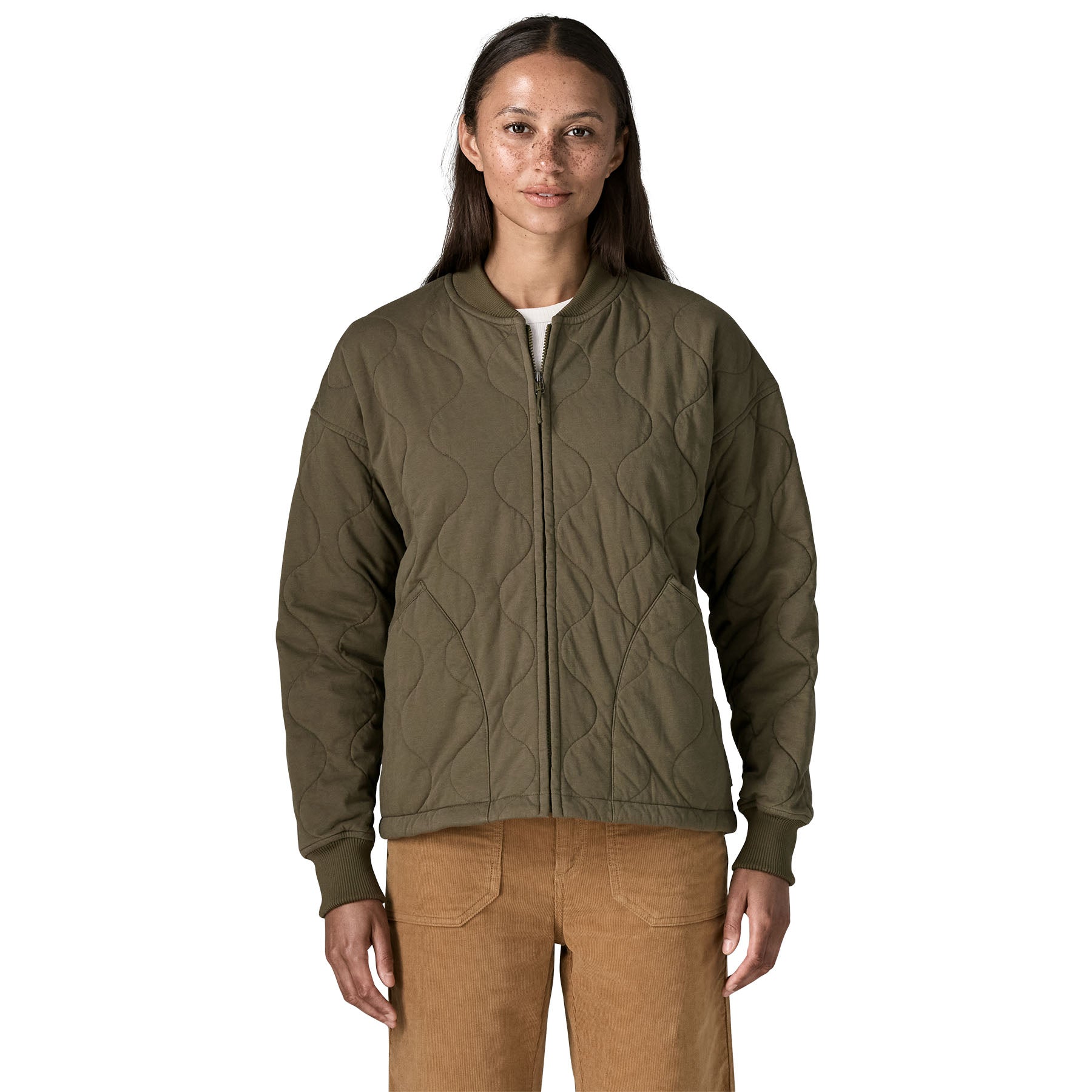 Women's Daily Quilted Bomber Jacket