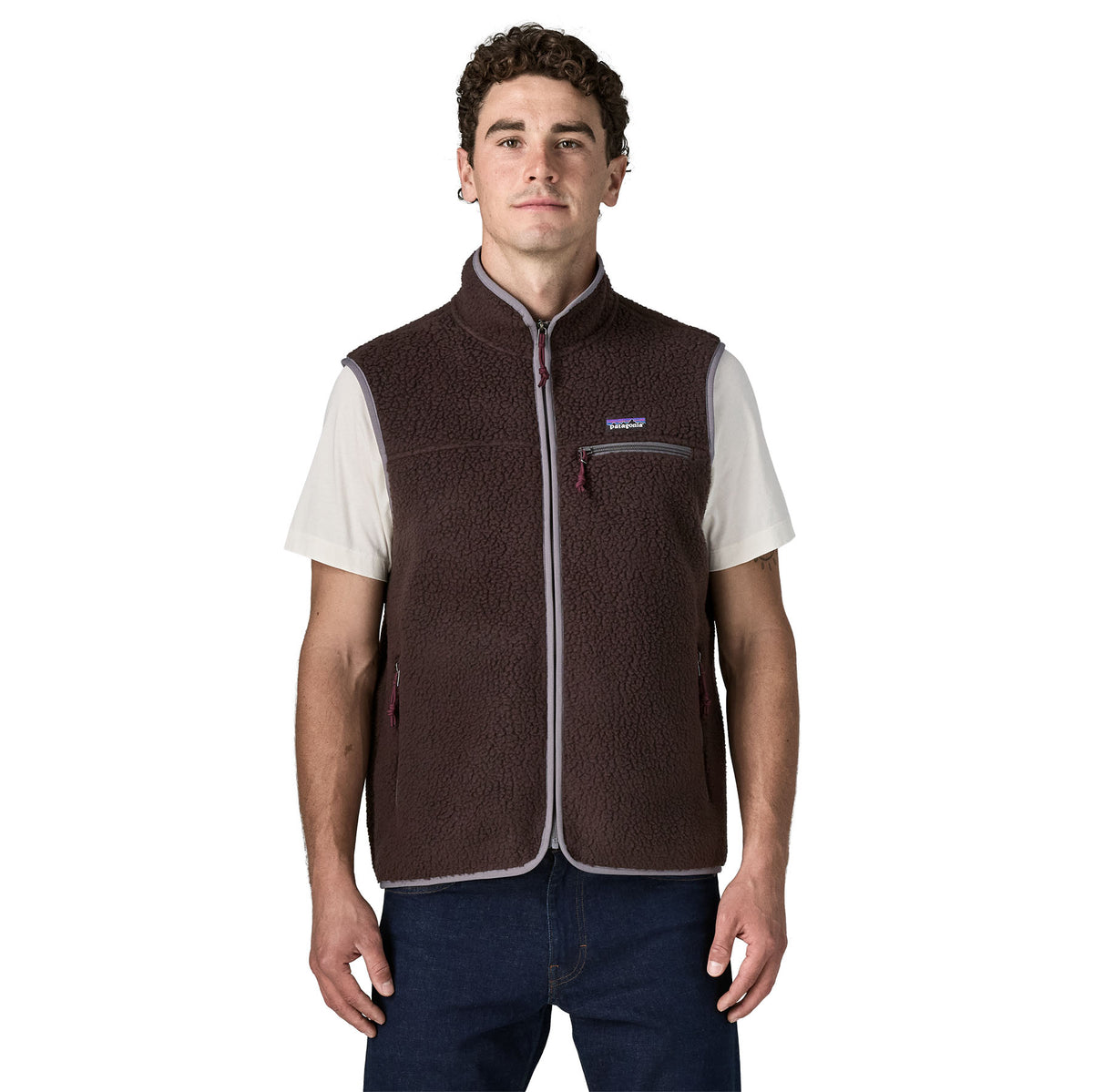 Men's Retro Pile Fleece Vest