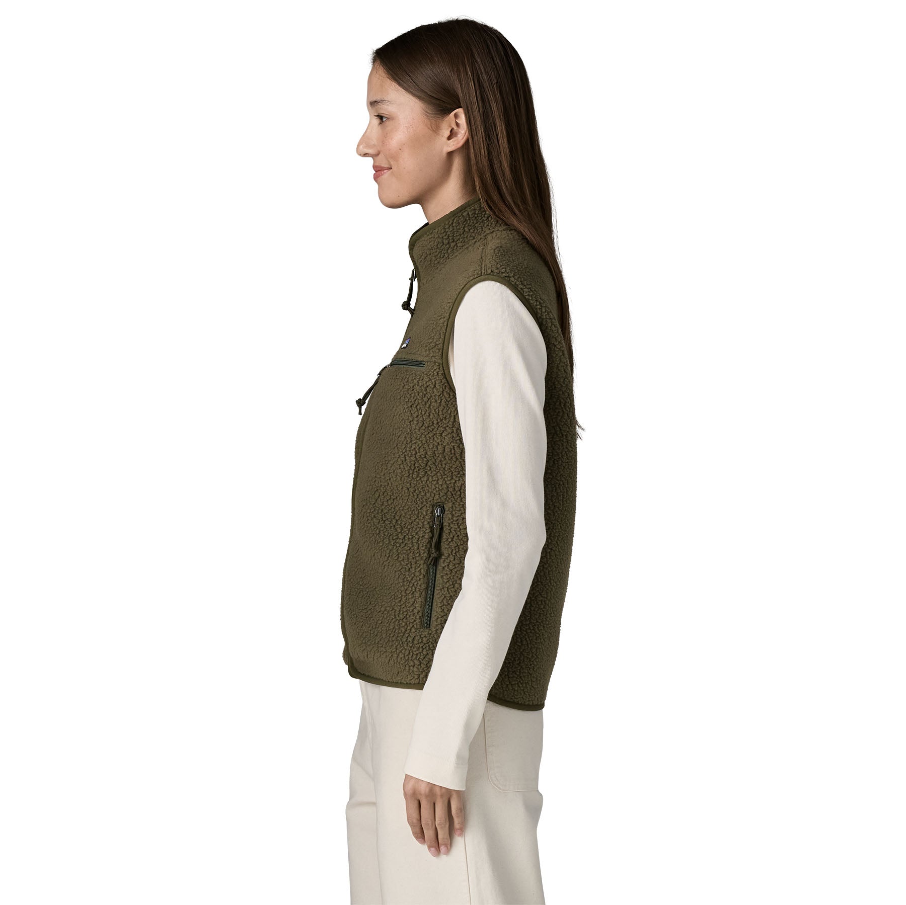 Women's Retro Pile Fleece Vest